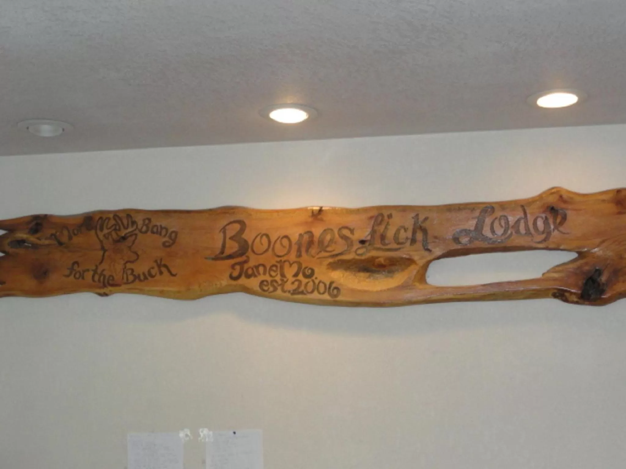 Booneslick Lodge - Jane