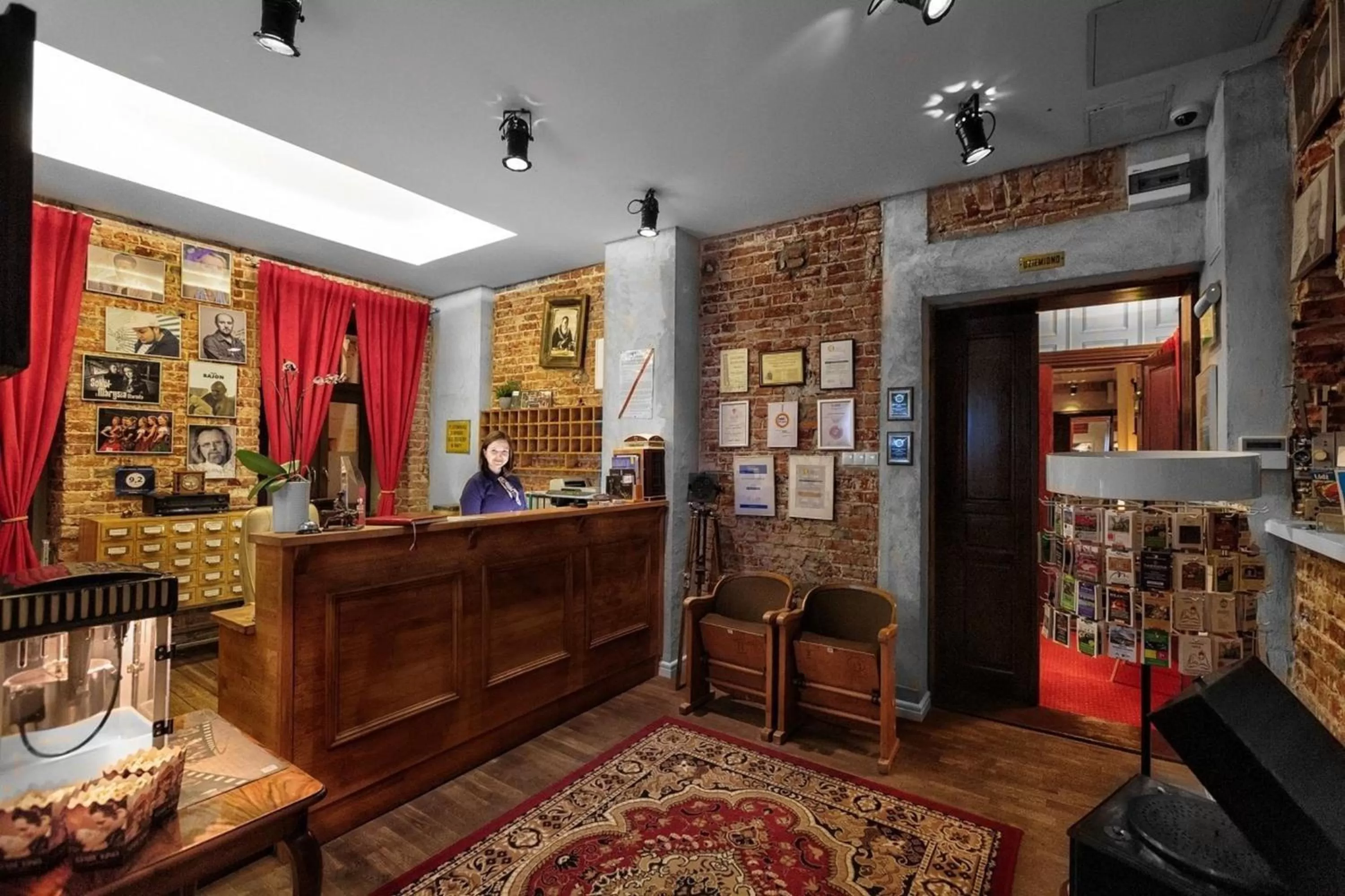 Lobby or reception in Stare Kino Cinema Residence