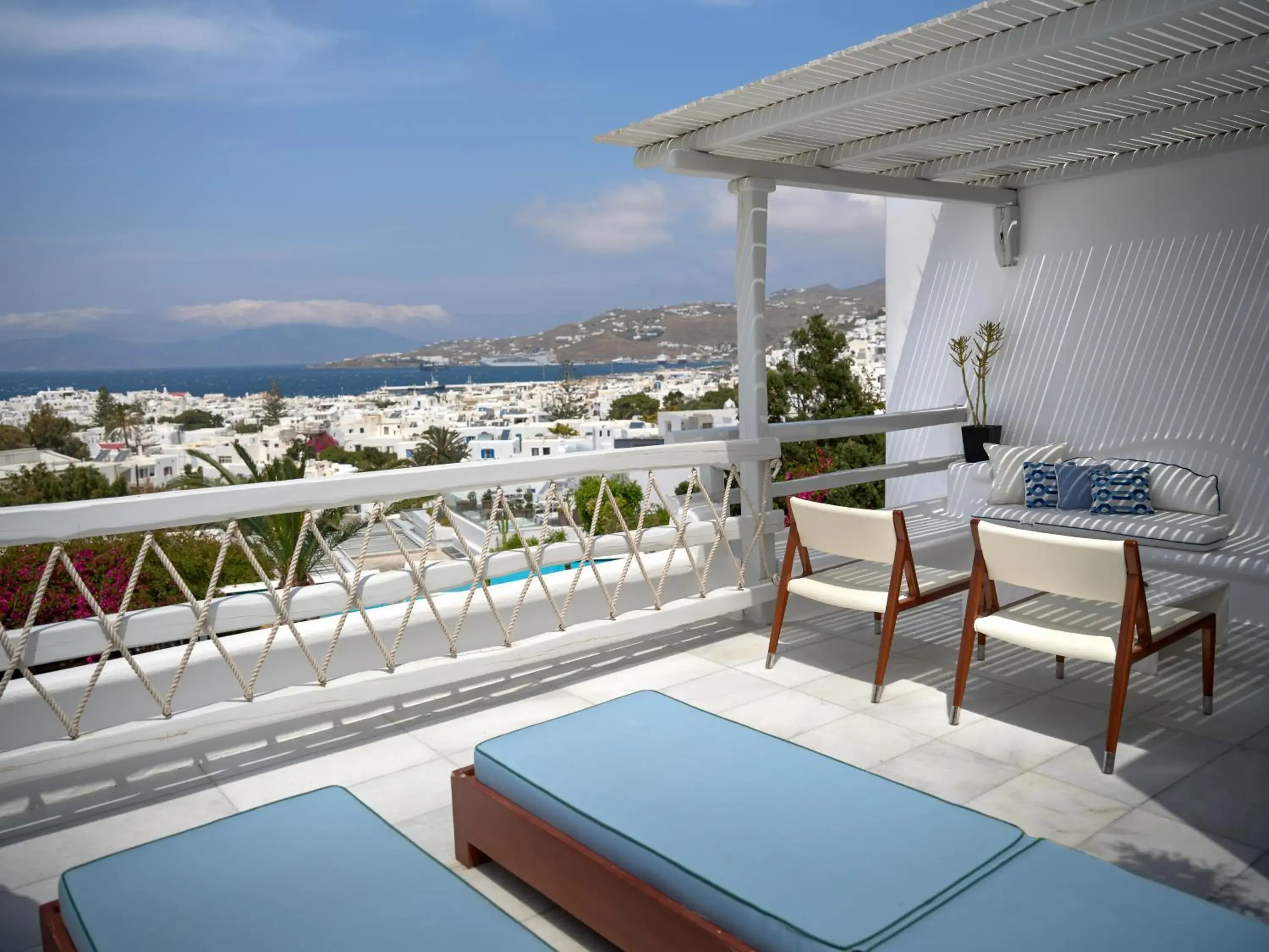 View (from property/room), Pool View in Belvedere Mykonos - Main Hotel
