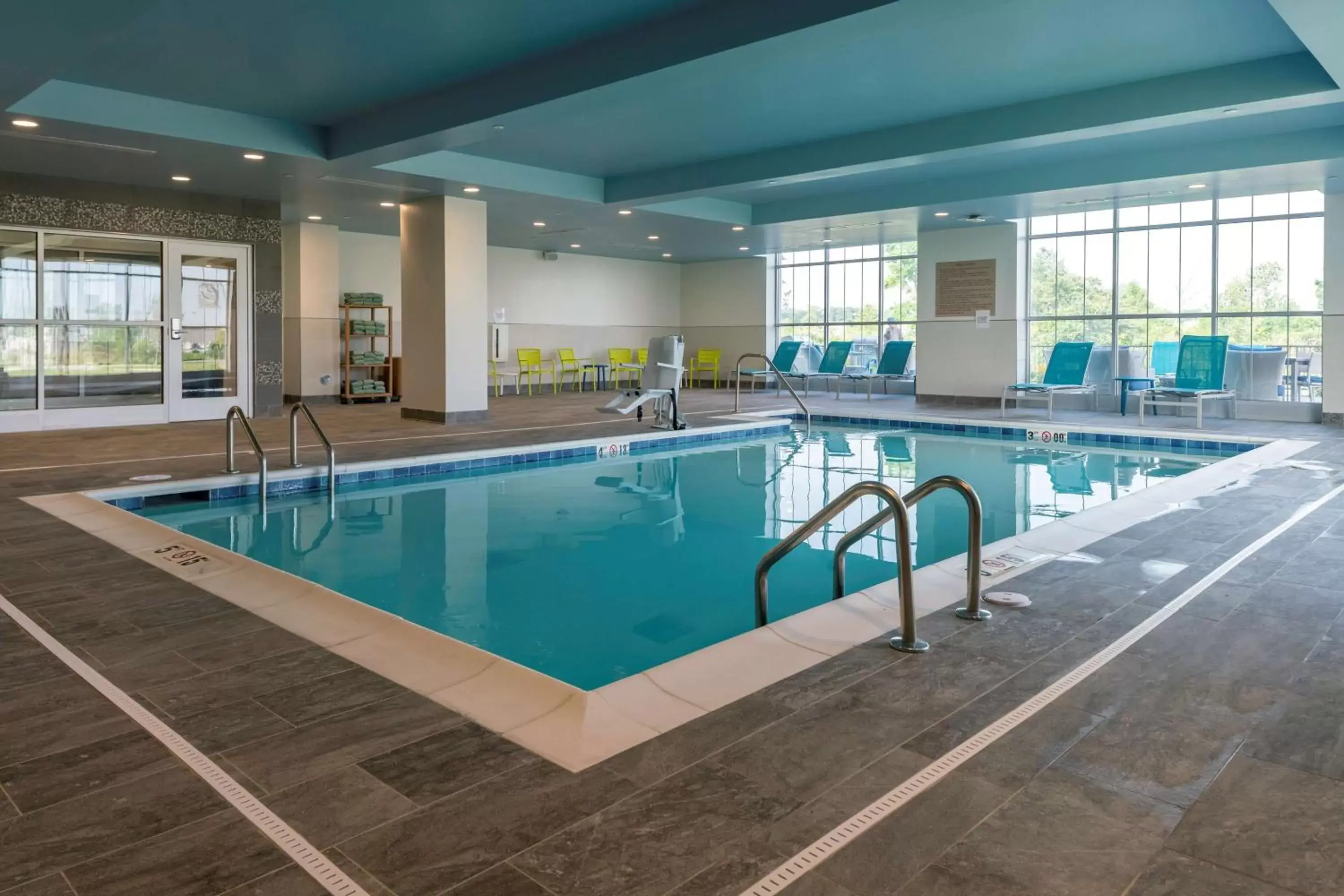 Pool view, Swimming Pool in Home2 Suites By Hilton Fort Wayne North