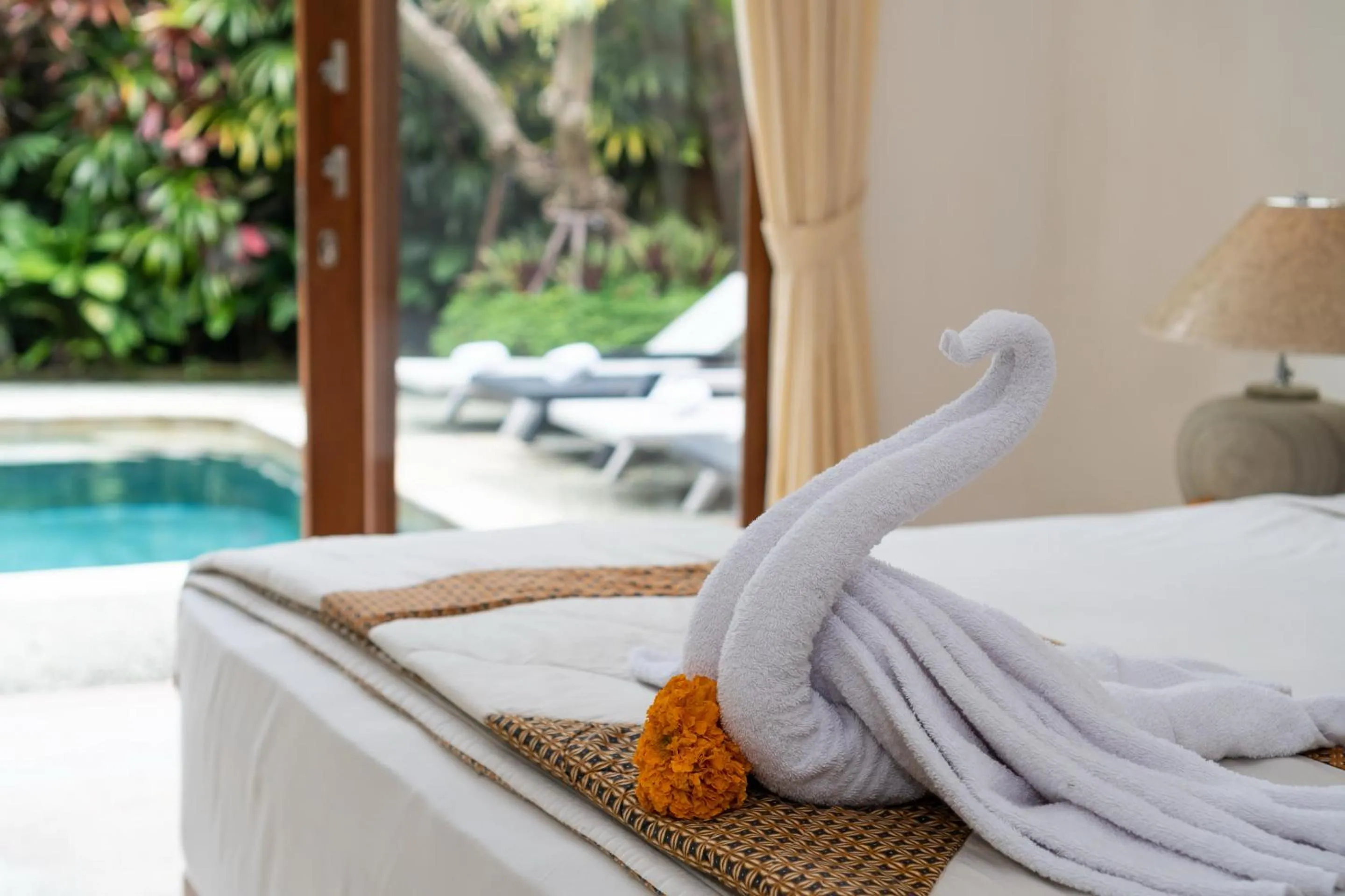 Bed in Padma Ubud Retreat