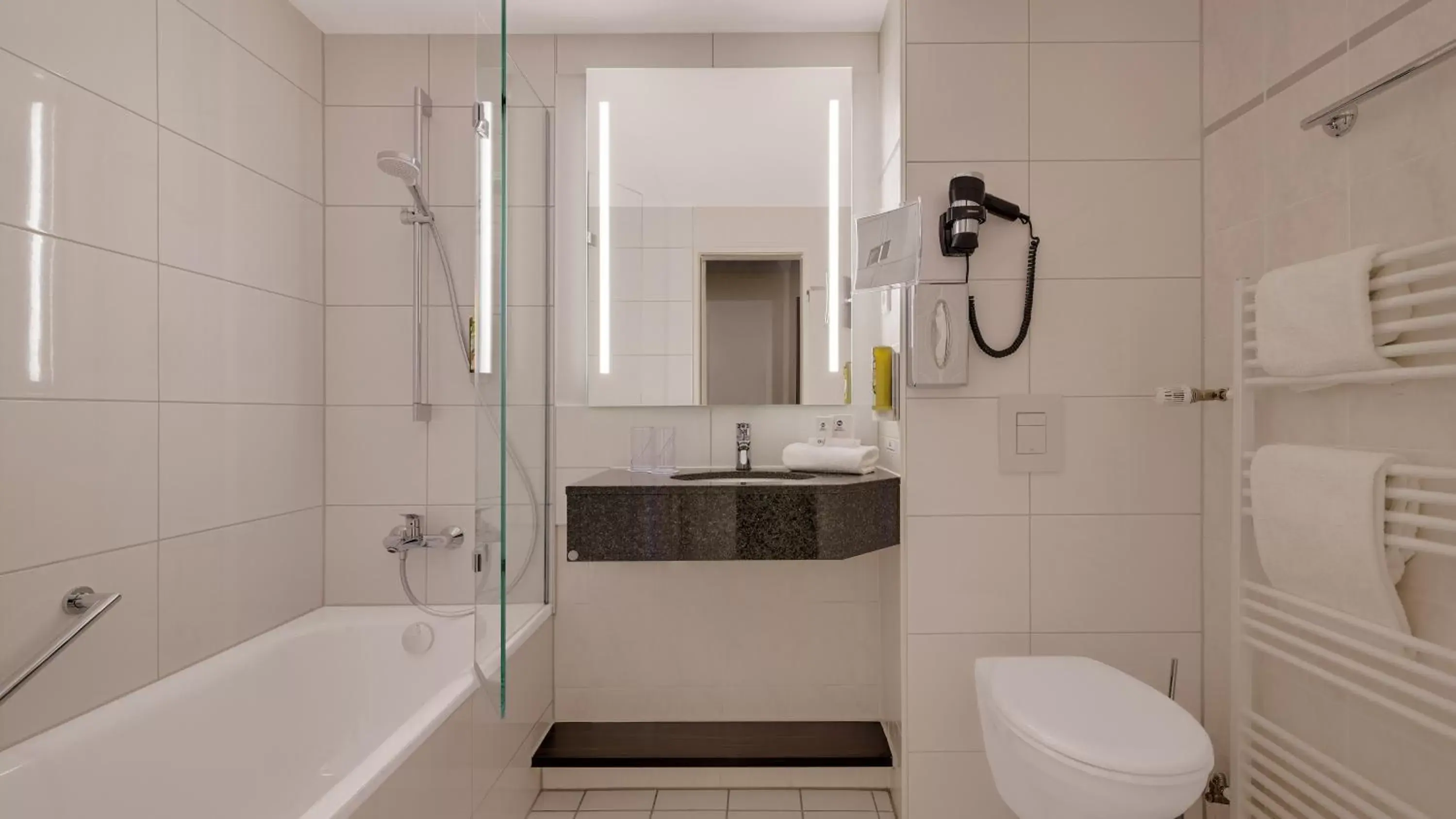 Shower, Bathroom in Best Western Hotel Darmstadt Mitte
