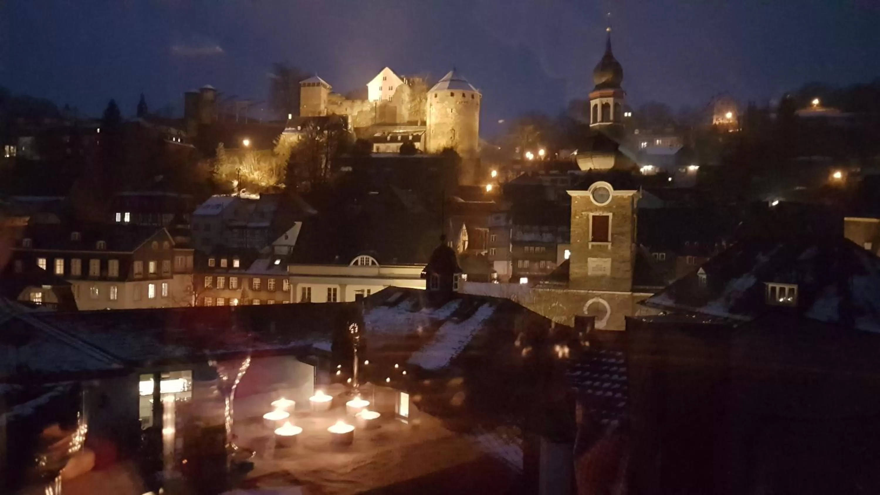 City view in Gästehaus Luise