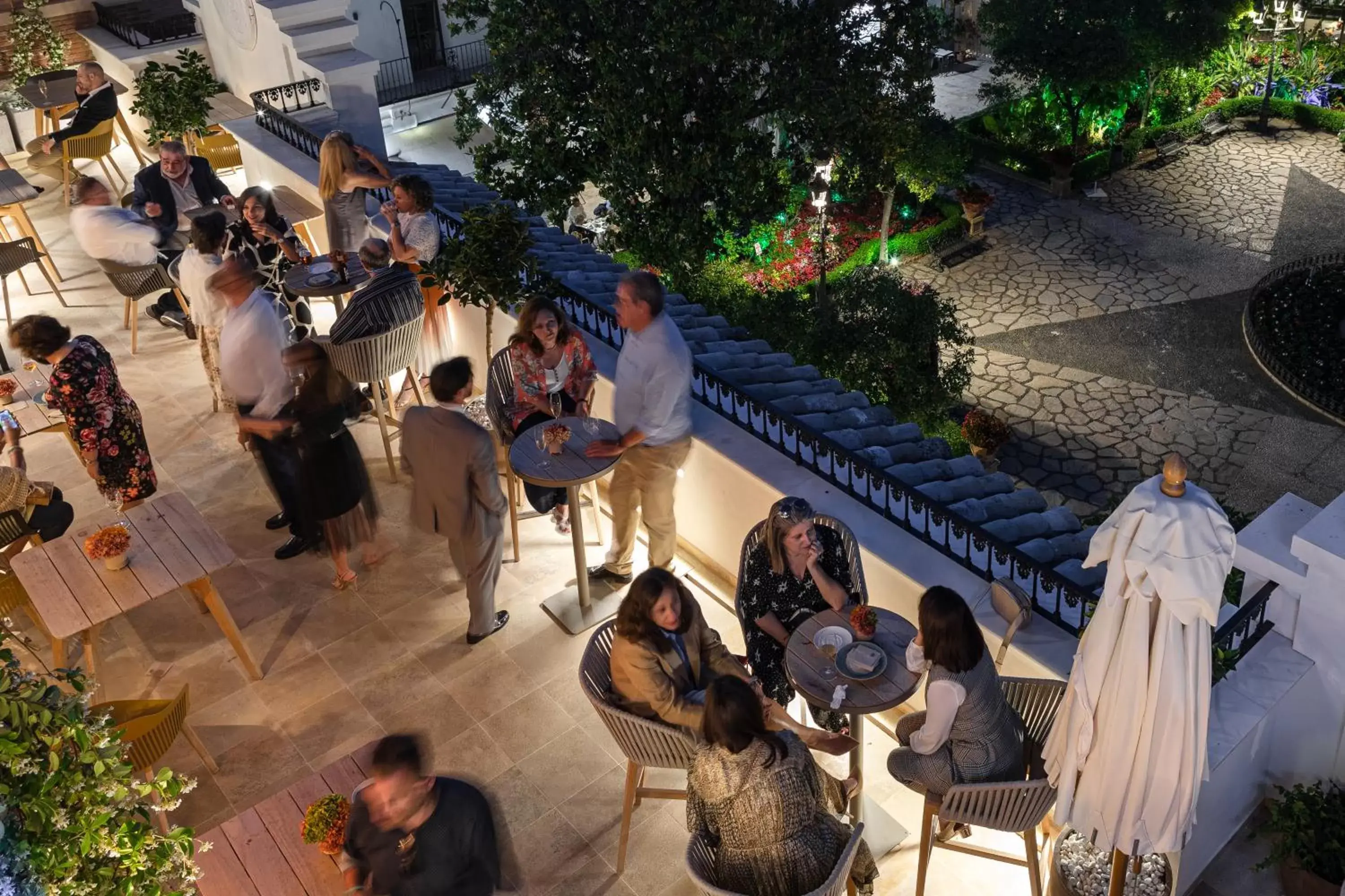 Balcony/Terrace in Hotel Silken El Pilar Andalucia