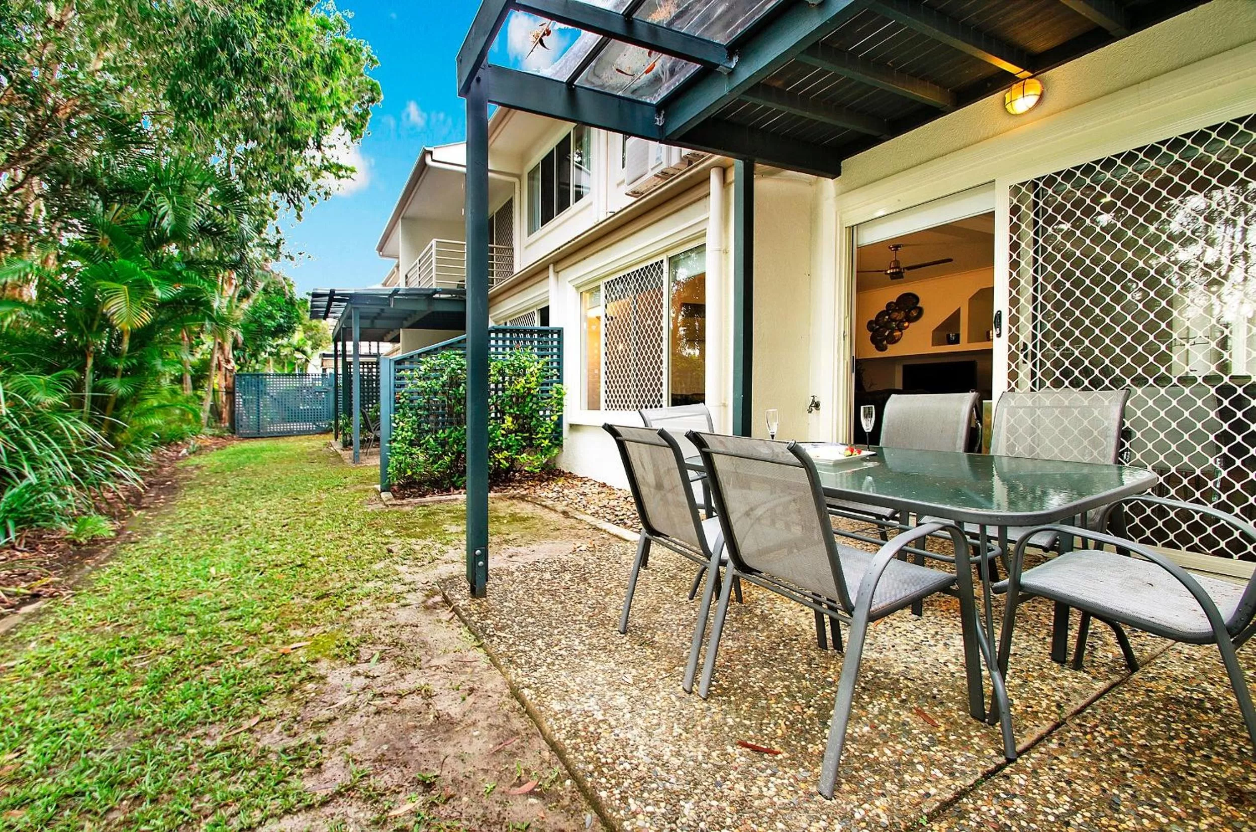 Patio in Ivory Palms Resort Noosa