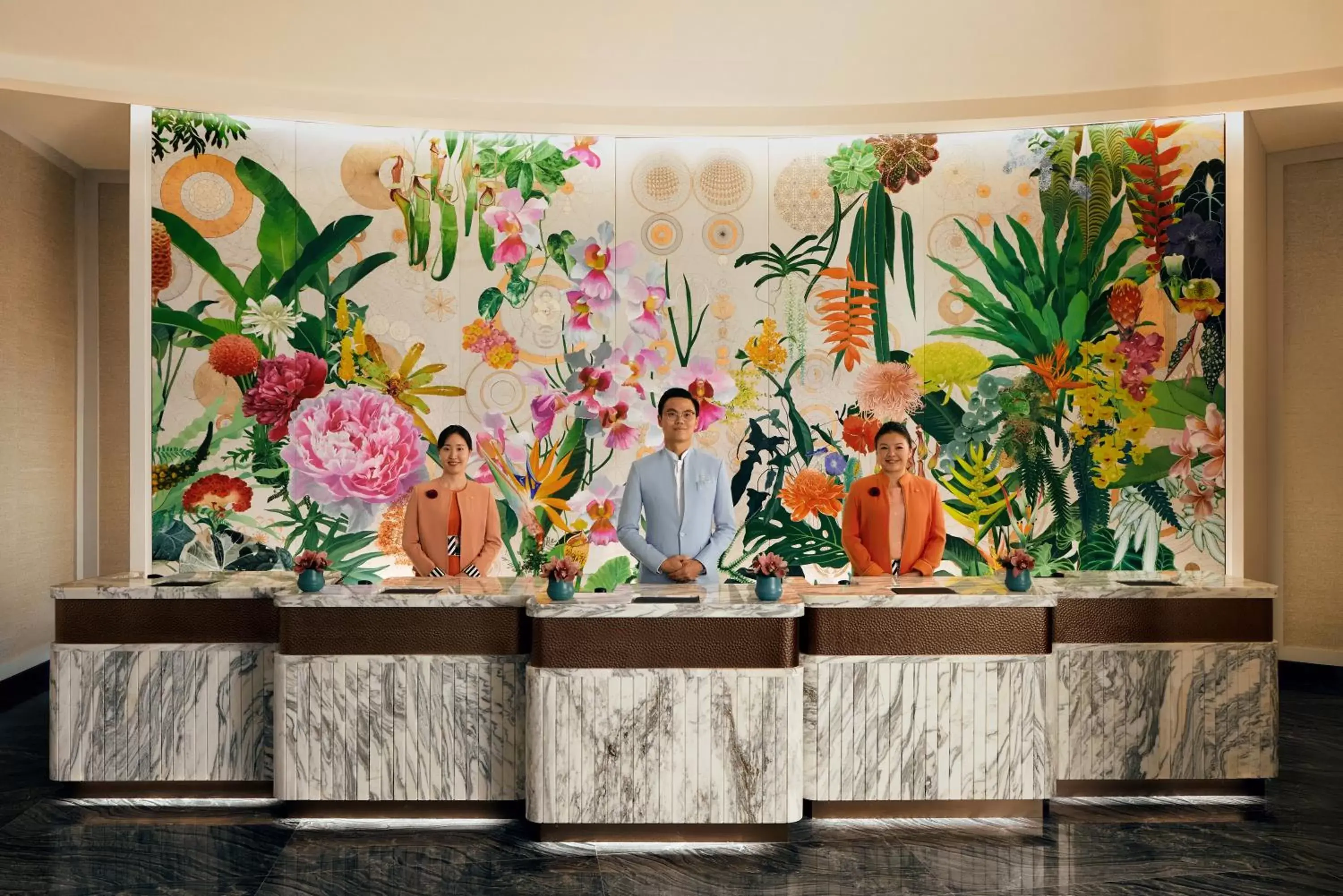 Lobby or reception in Mandarin Oriental, Singapore