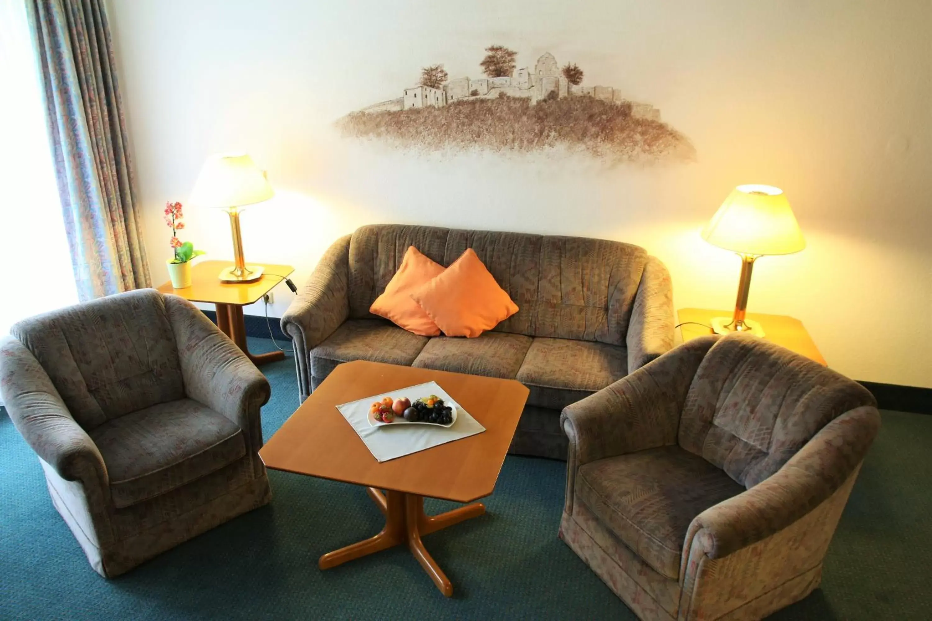 Decorative detail, Seating Area in Hotel Graf Eberhard