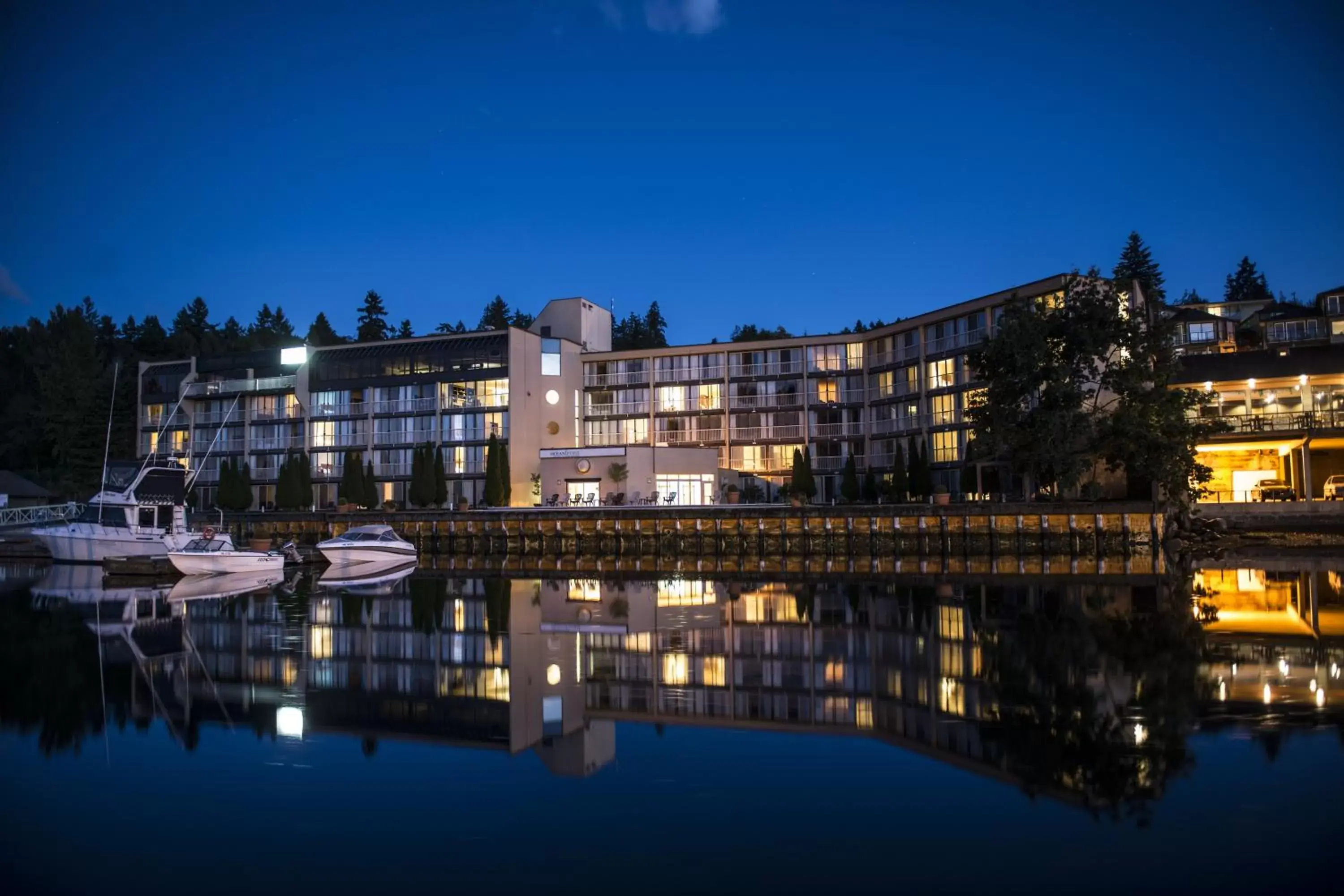 Facade/entrance, Property Building in Oceanfront Suites at Cowichan Bay