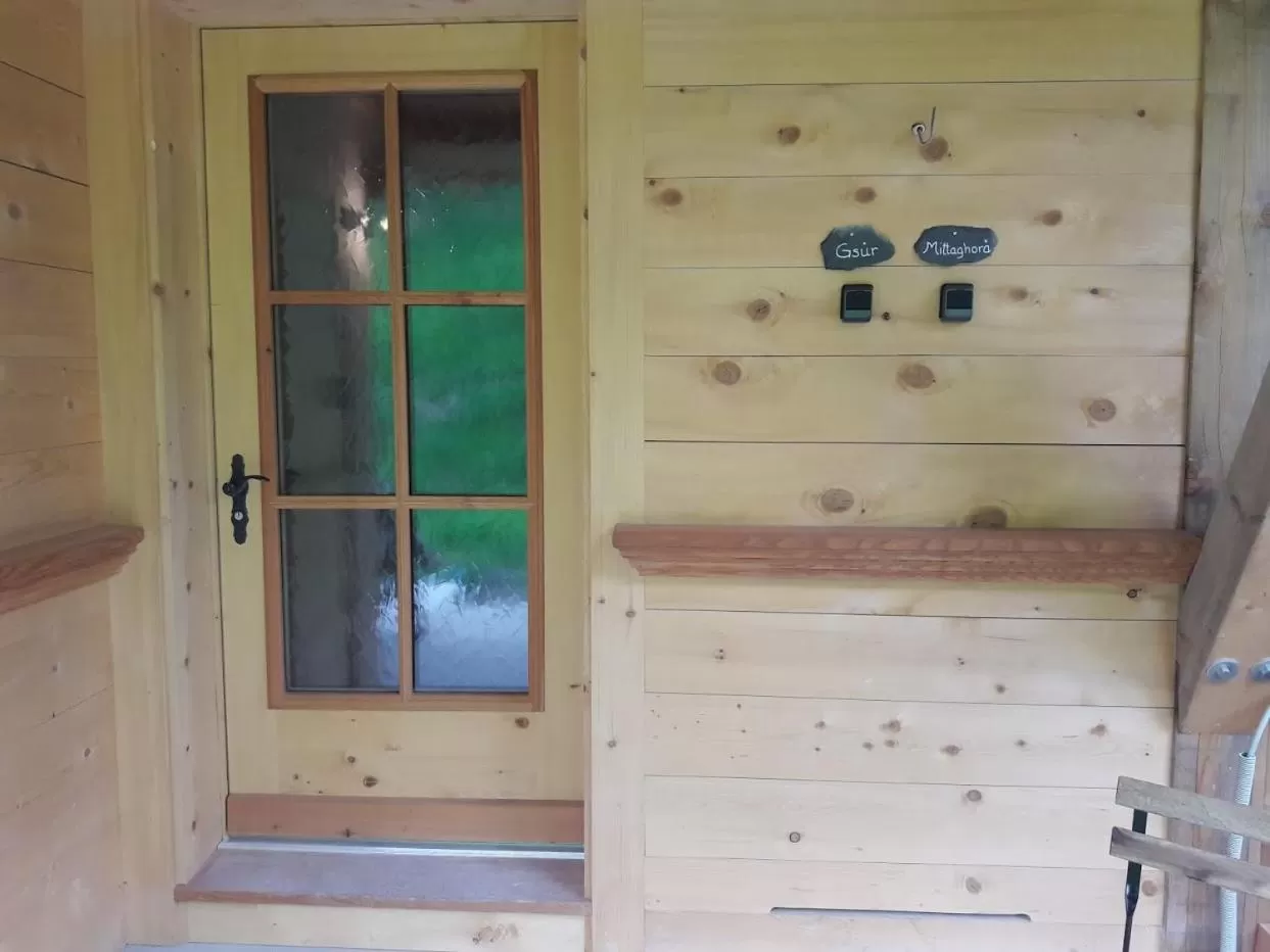 Facade/entrance in Ferien in der Bergwelt von Adelboden