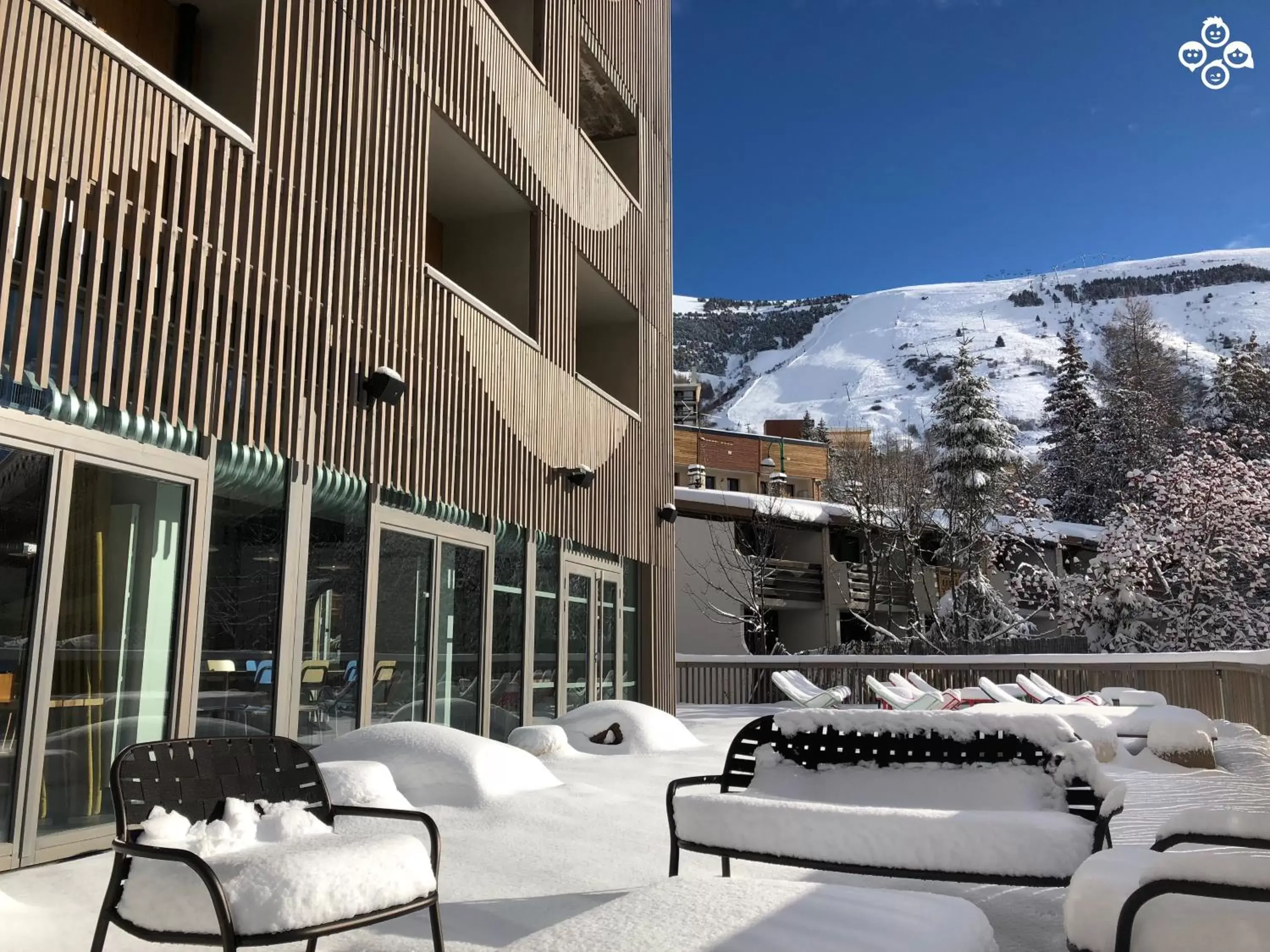 Patio, Winter in The People - Les 2 Alpes