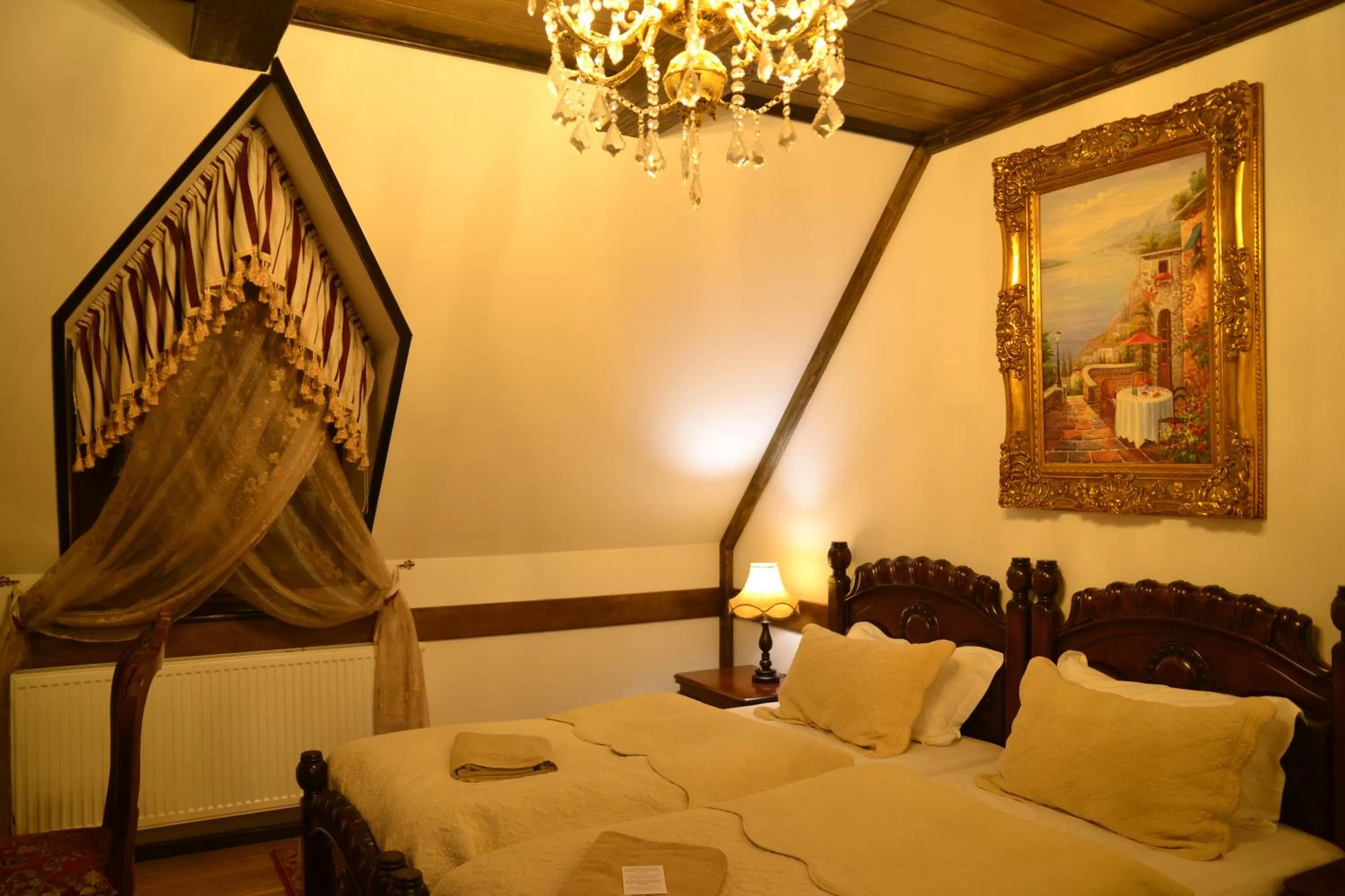 Bed in Zámek Lužec Spa & Wellness Resort