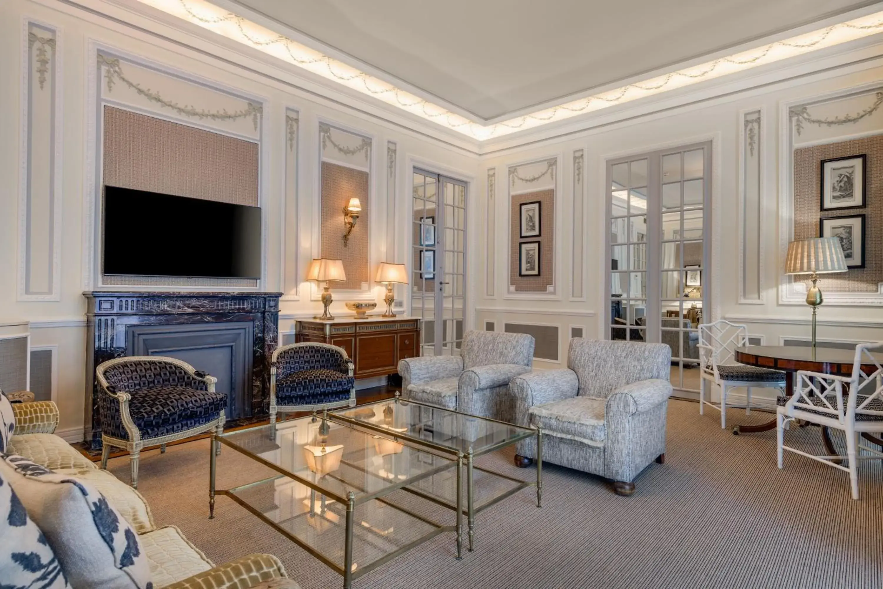 Living room, Seating Area in Santo Mauro, a Luxury Collection Hotel, Madrid