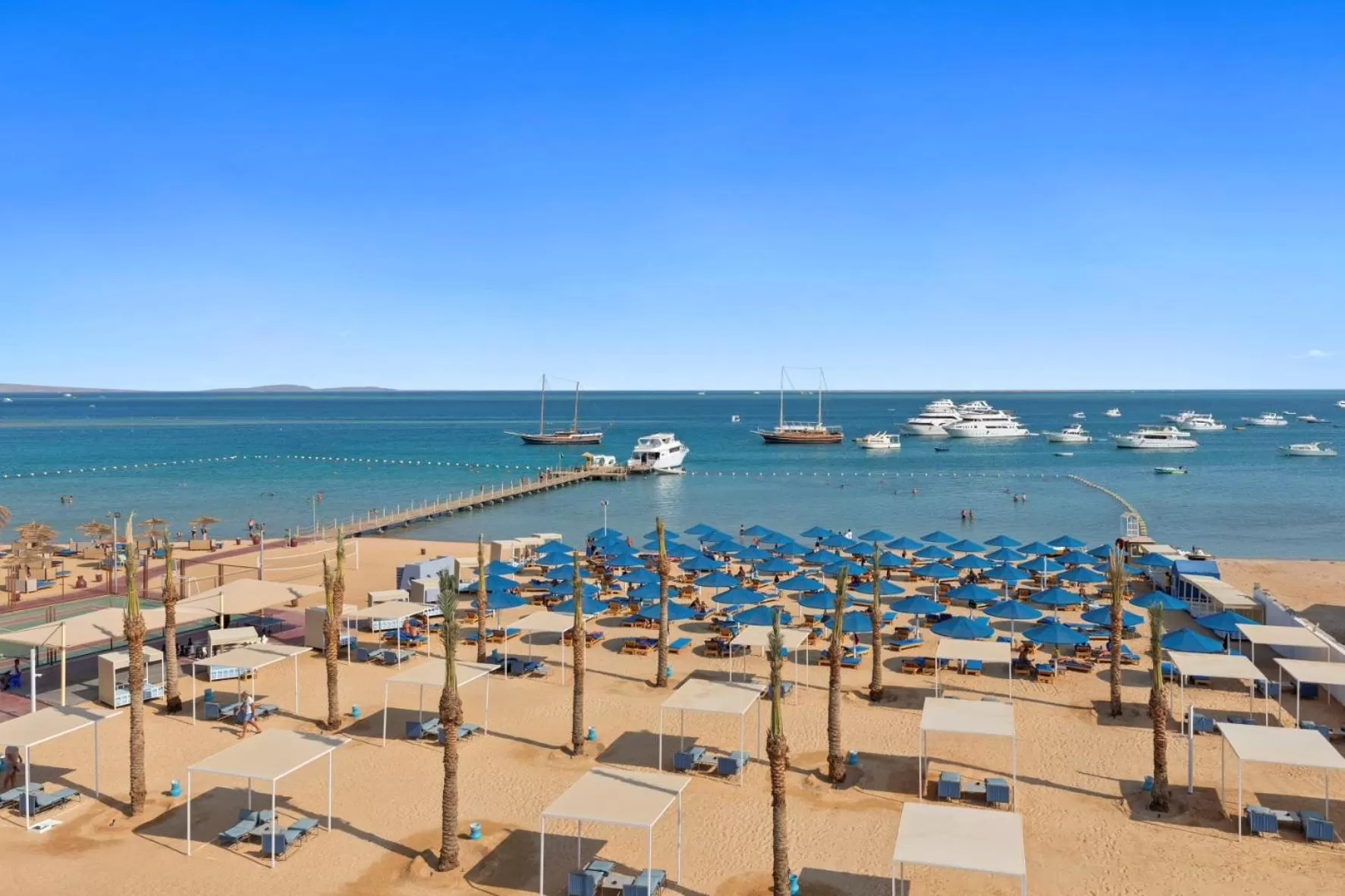 Beach in Pickalbatros Blu Spa Resort - Adults Friendly 16 Years Plus- Ultra All-Inclusive