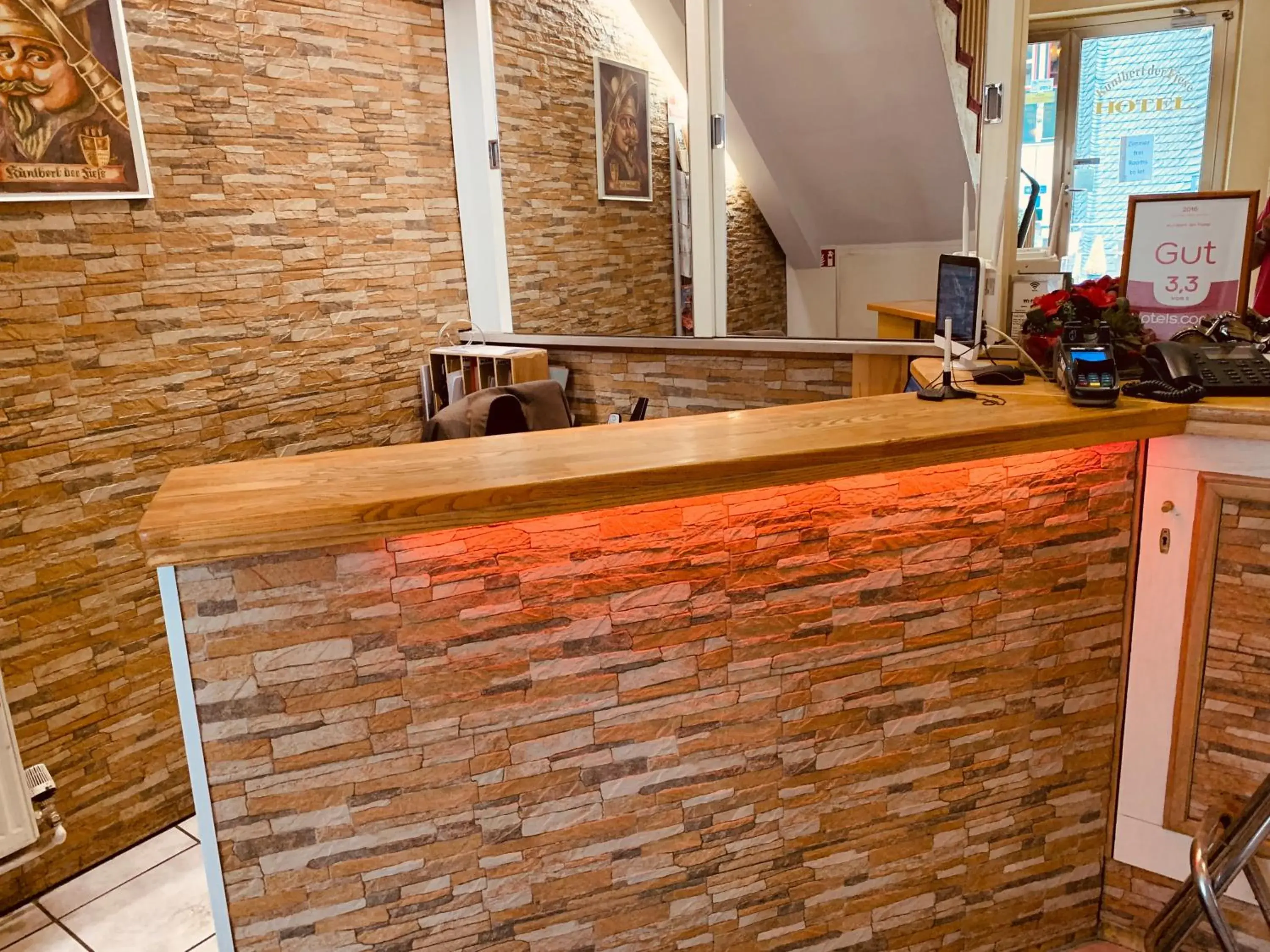 Lobby or reception in Hotel Kunibert der Fiese - Superior Lobby or reception in Hotel Kunibert der Fiese - Superior