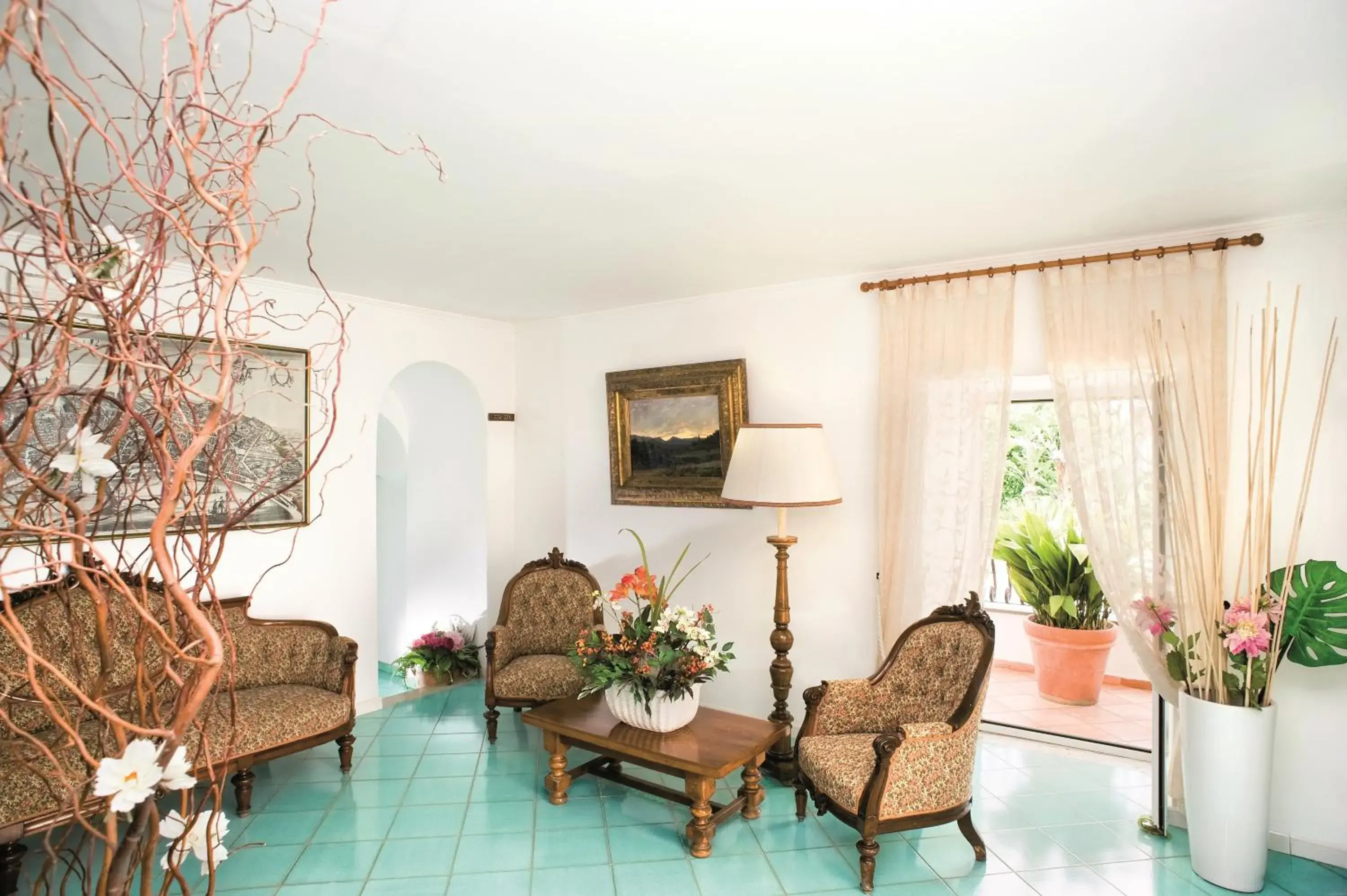 Living room, Seating Area in Hotel Floridiana Terme