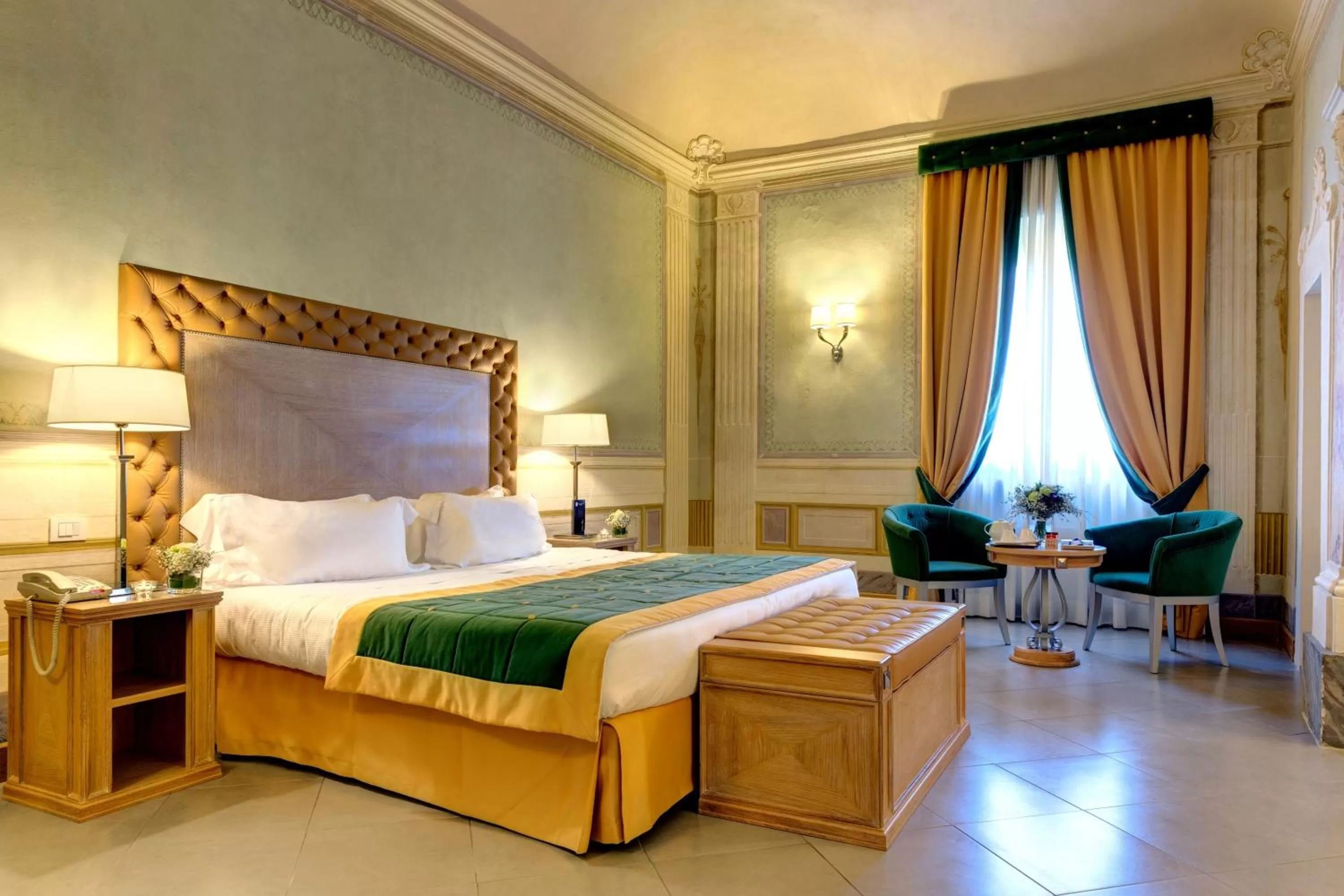 Photo of the whole room, Bed in Villa Tolomei Hotel & Resort
