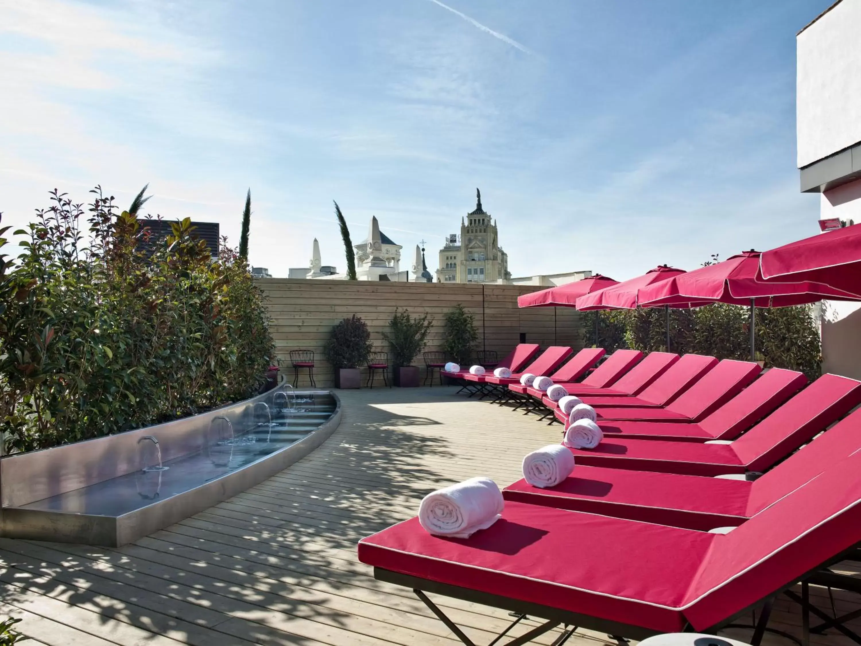 Balcony/Terrace, Swimming Pool in The Principal Madrid, Small Luxury Hotels