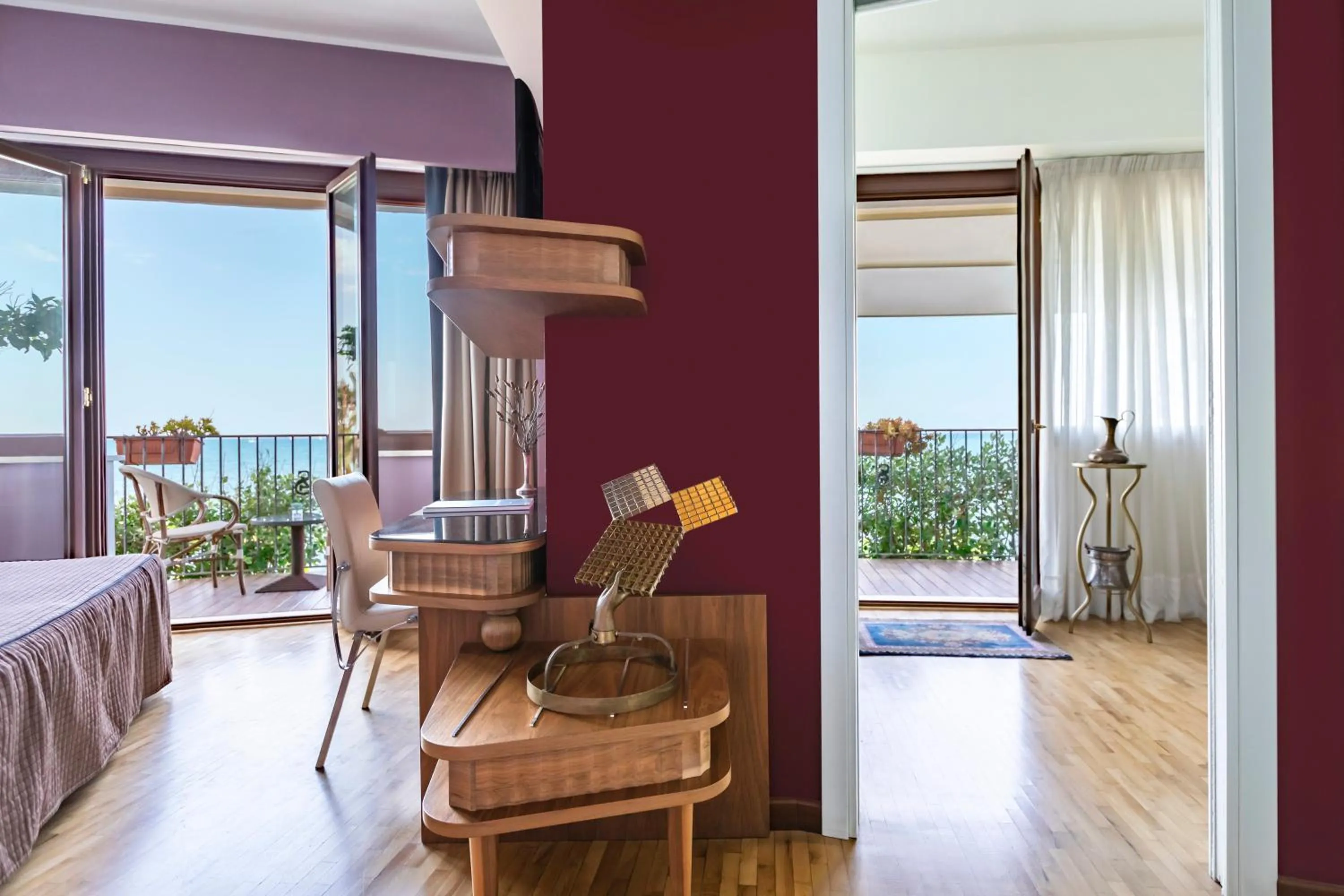 Bathroom, Bed in Hotel Lido degli Scogli