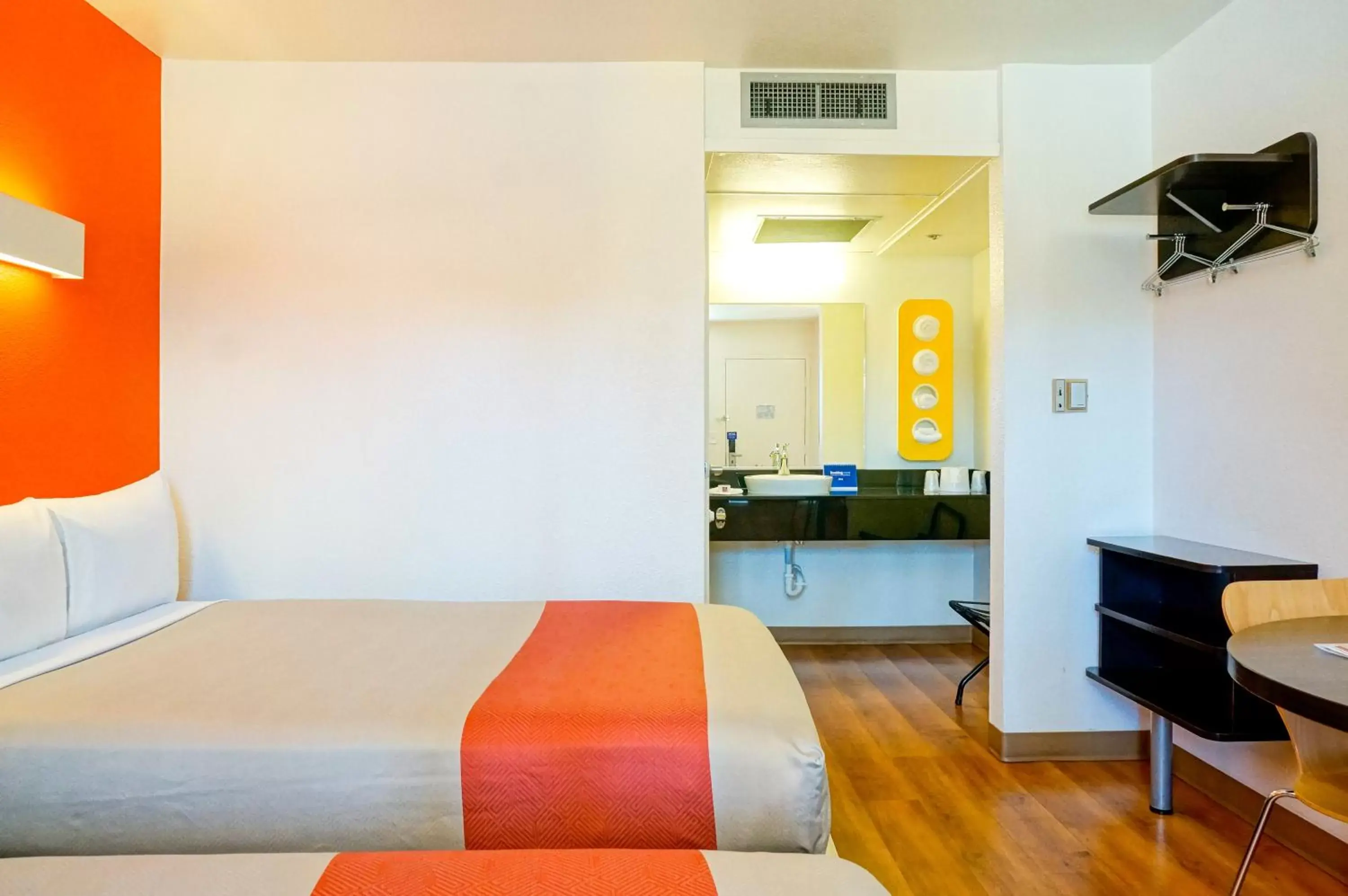 Bedroom, Bed in Motel 6-Carlsbad, CA Beach