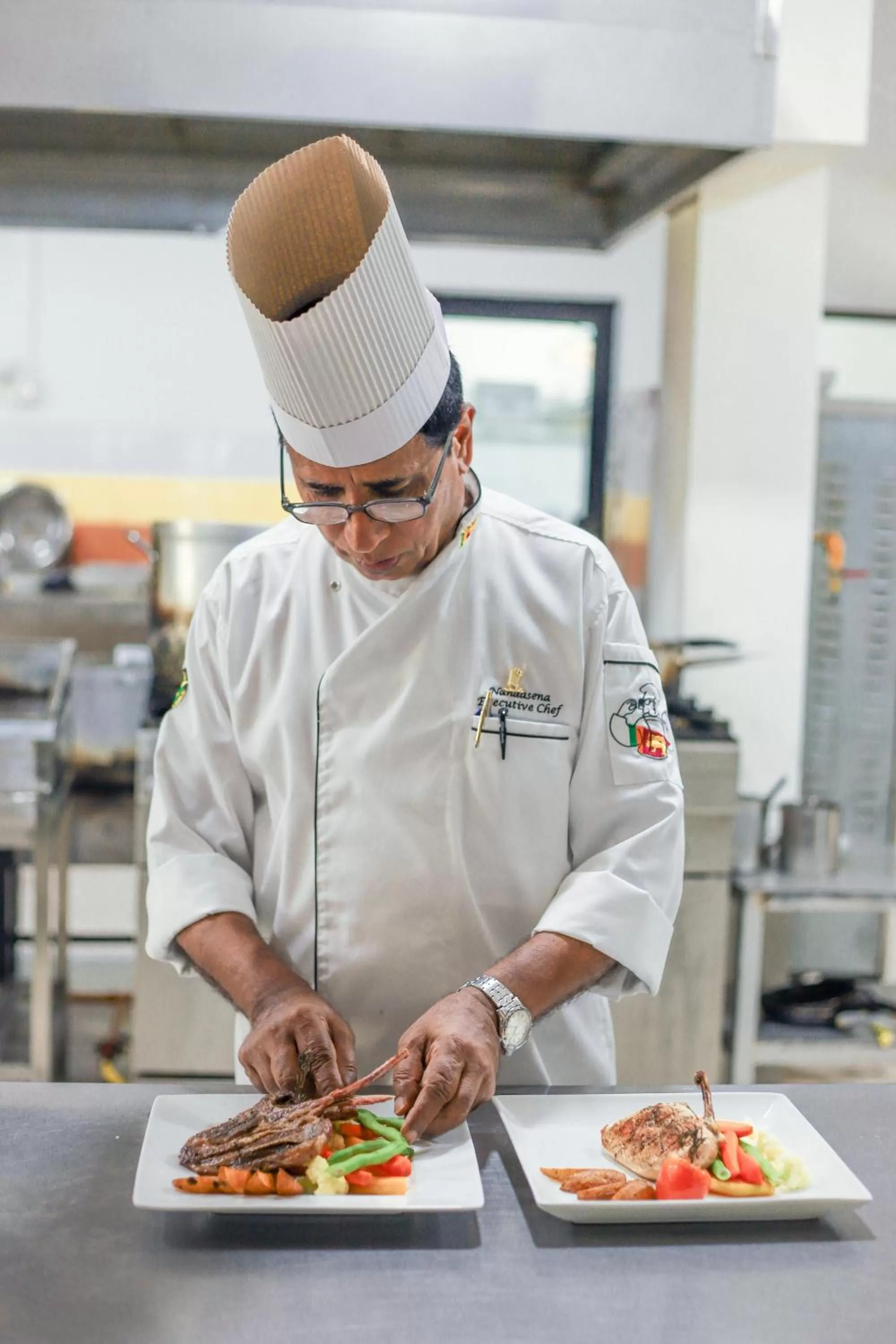 Staff in Giritale Hotel