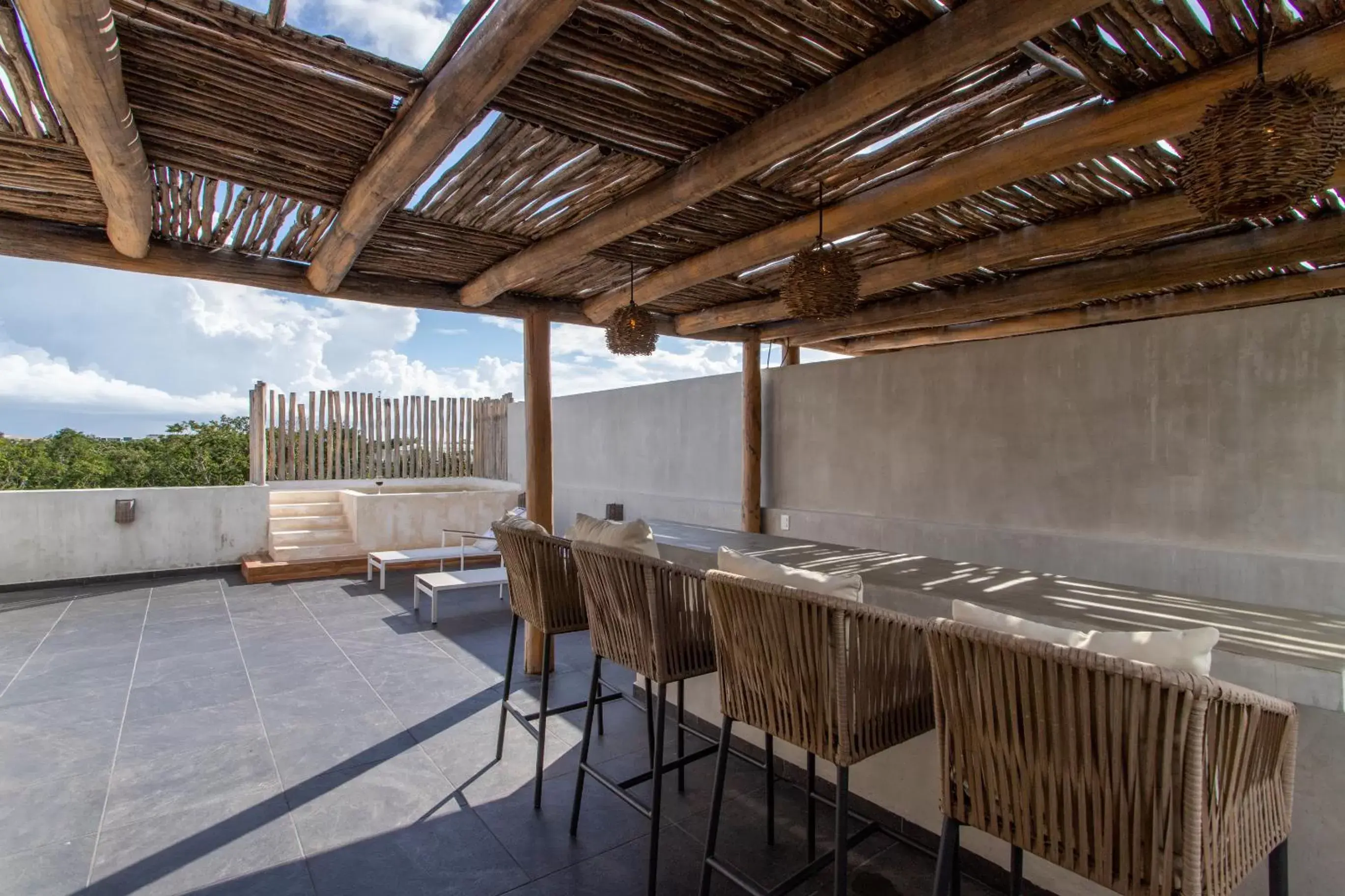 Balcony/Terrace in Luxury Condos Macondo Tulum