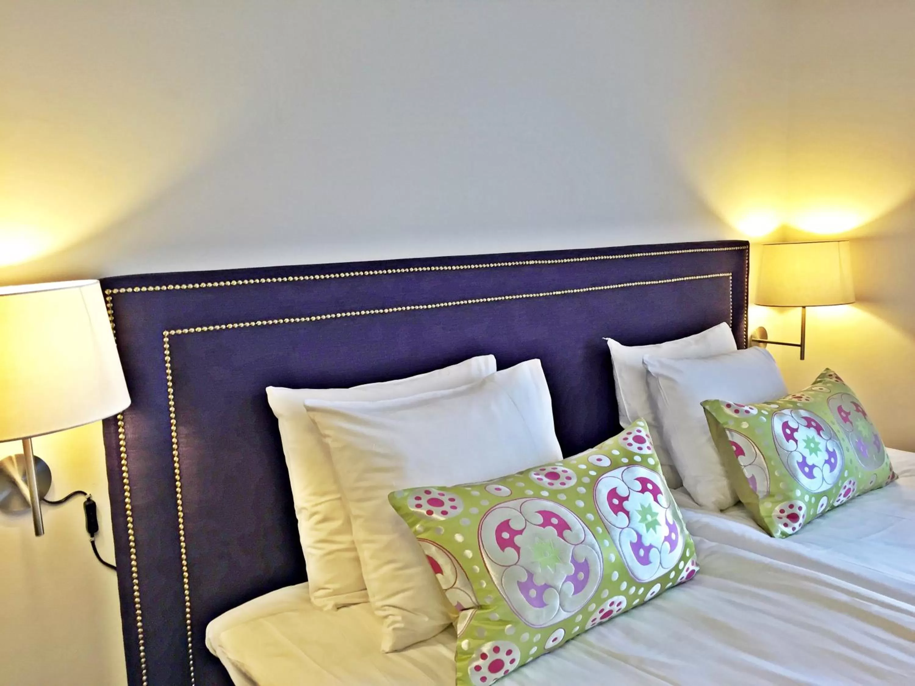 Decorative detail, Bed in Mora Hotell & Spa