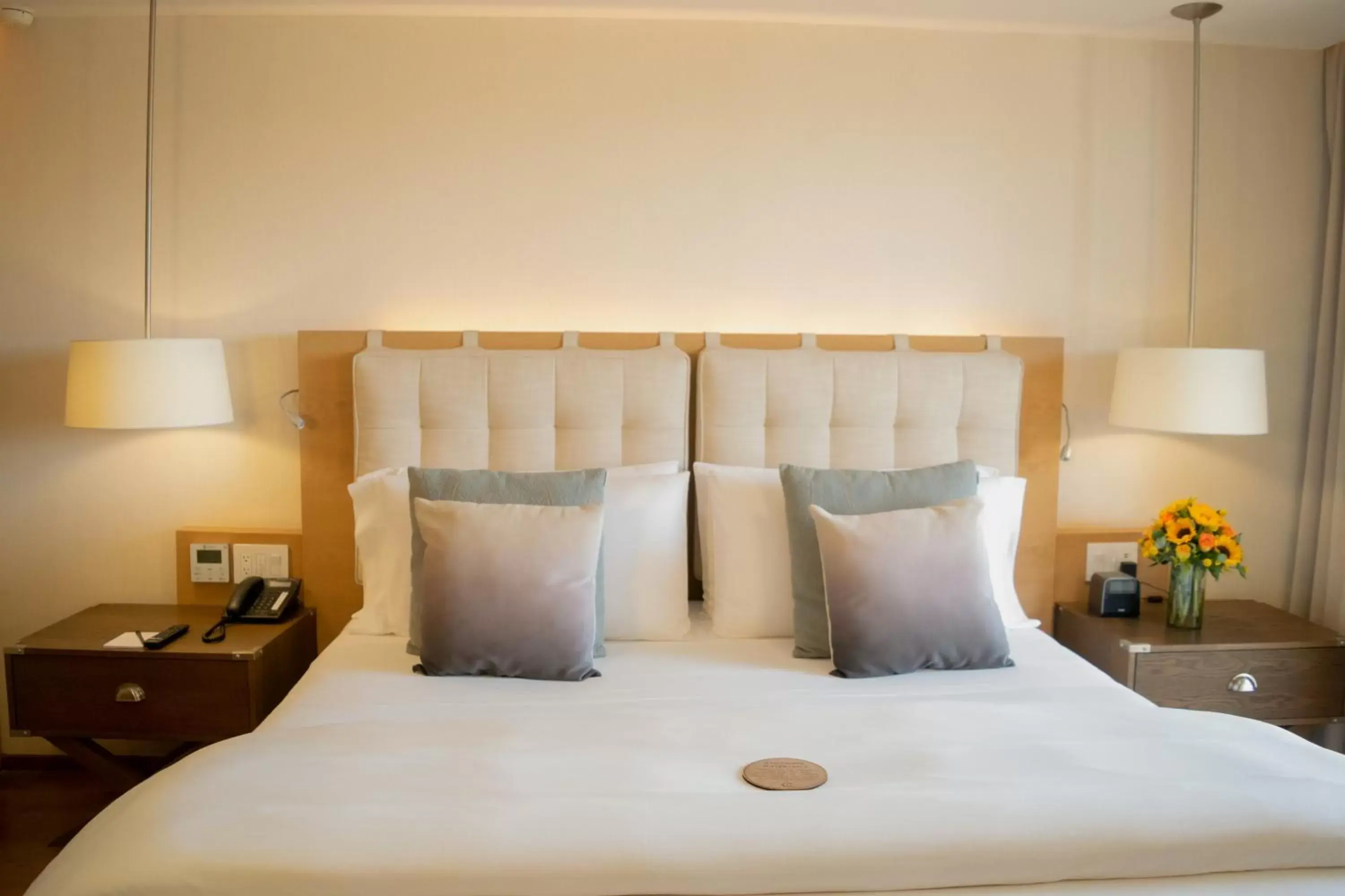 Bed in Cartesiano Boutique & Wellness Hotel