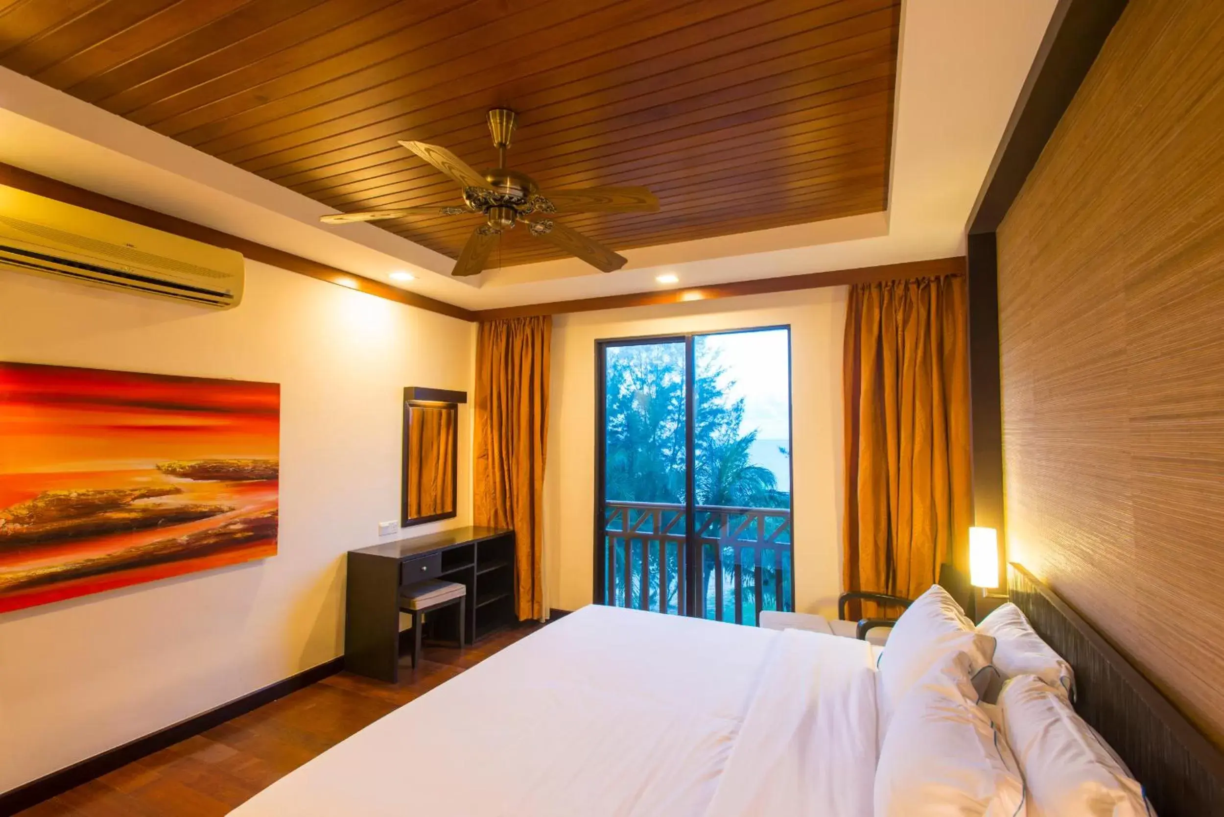 Bedroom in Sabah Beach Villas & Suites