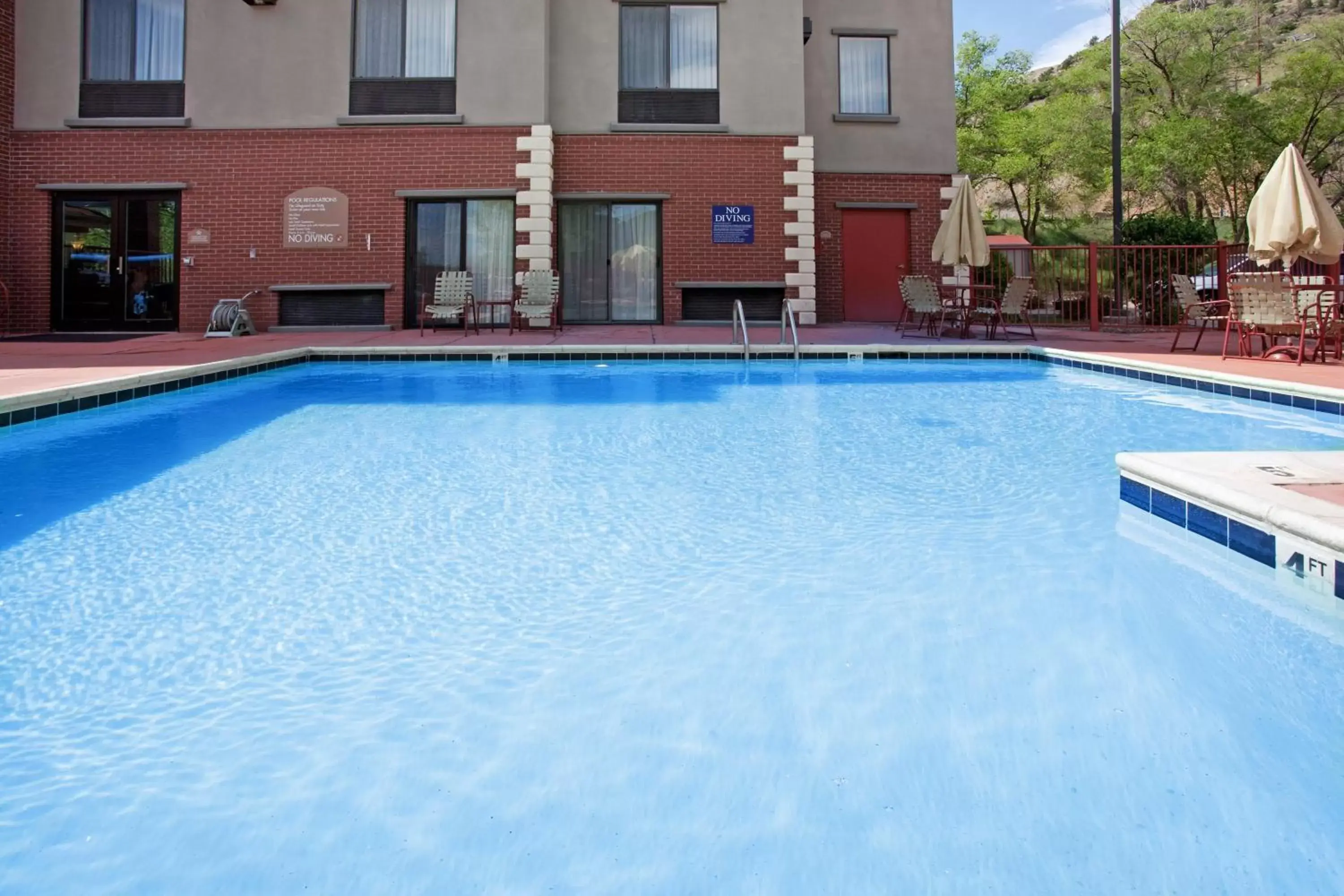 Swimming Pool in Holiday Inn Express Glenwood Springs Aspen Area, an IHG Hotel