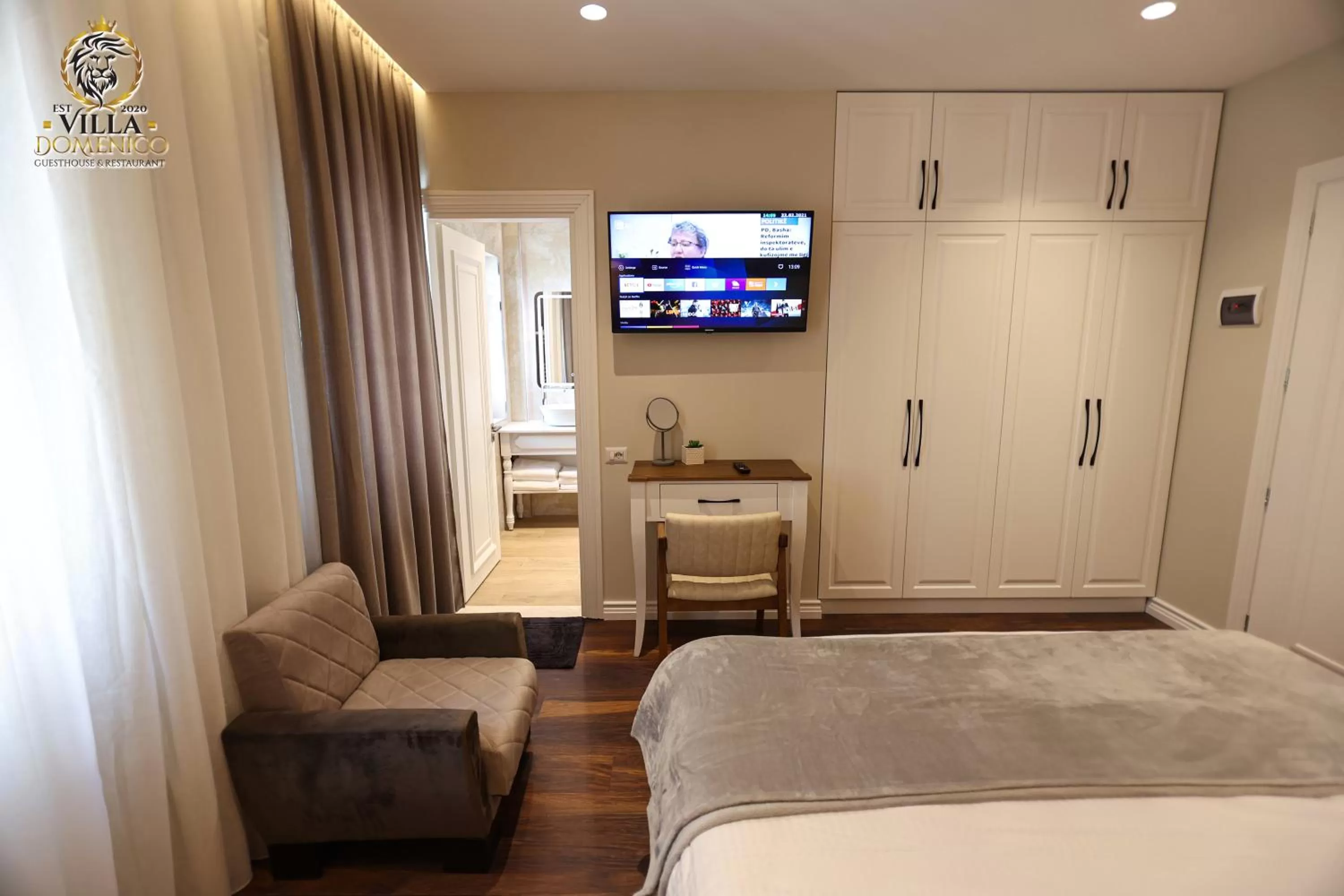 Bed in Villa Domenico Korce