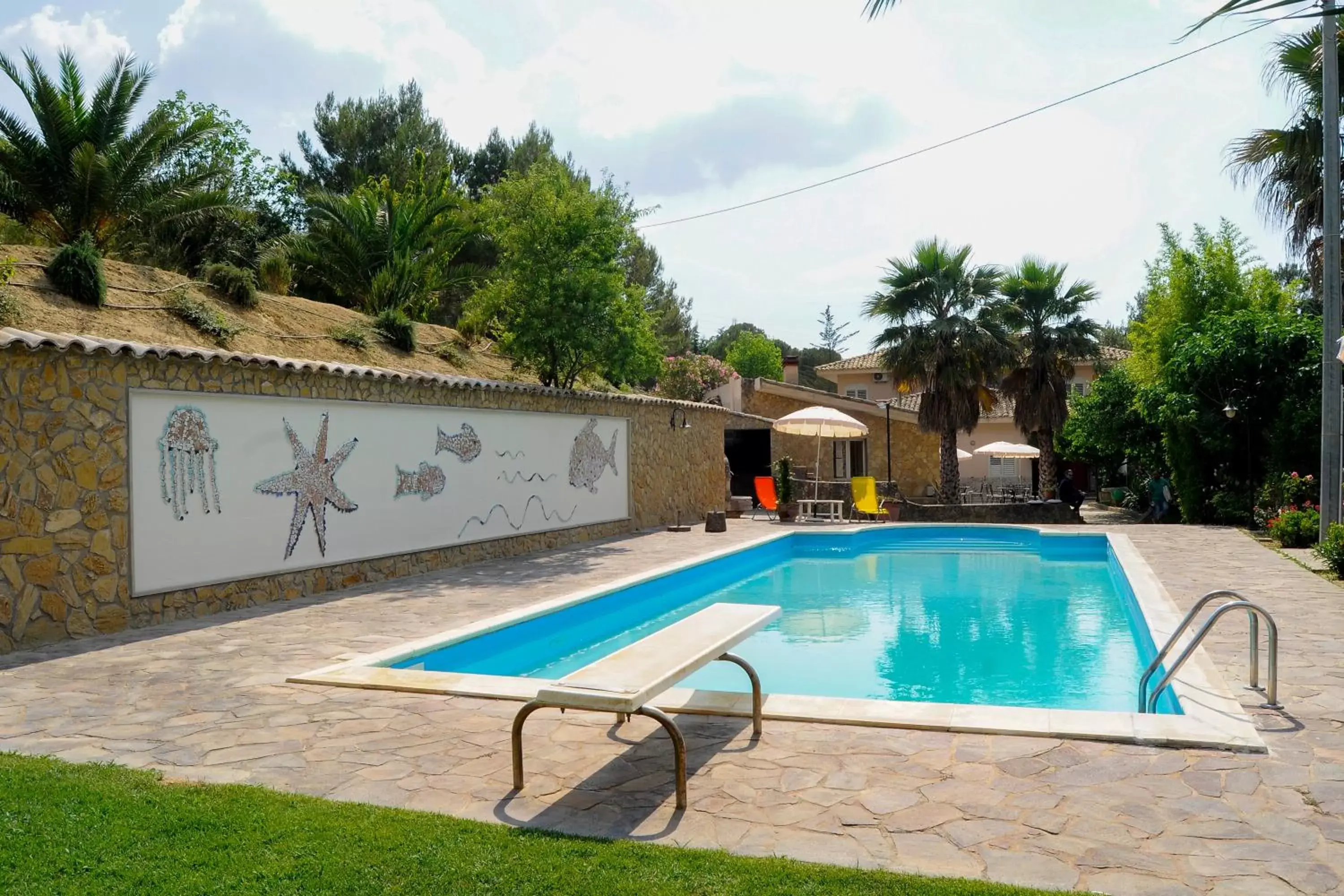 Garden view, Swimming Pool in B&B Villa Bentivoglio