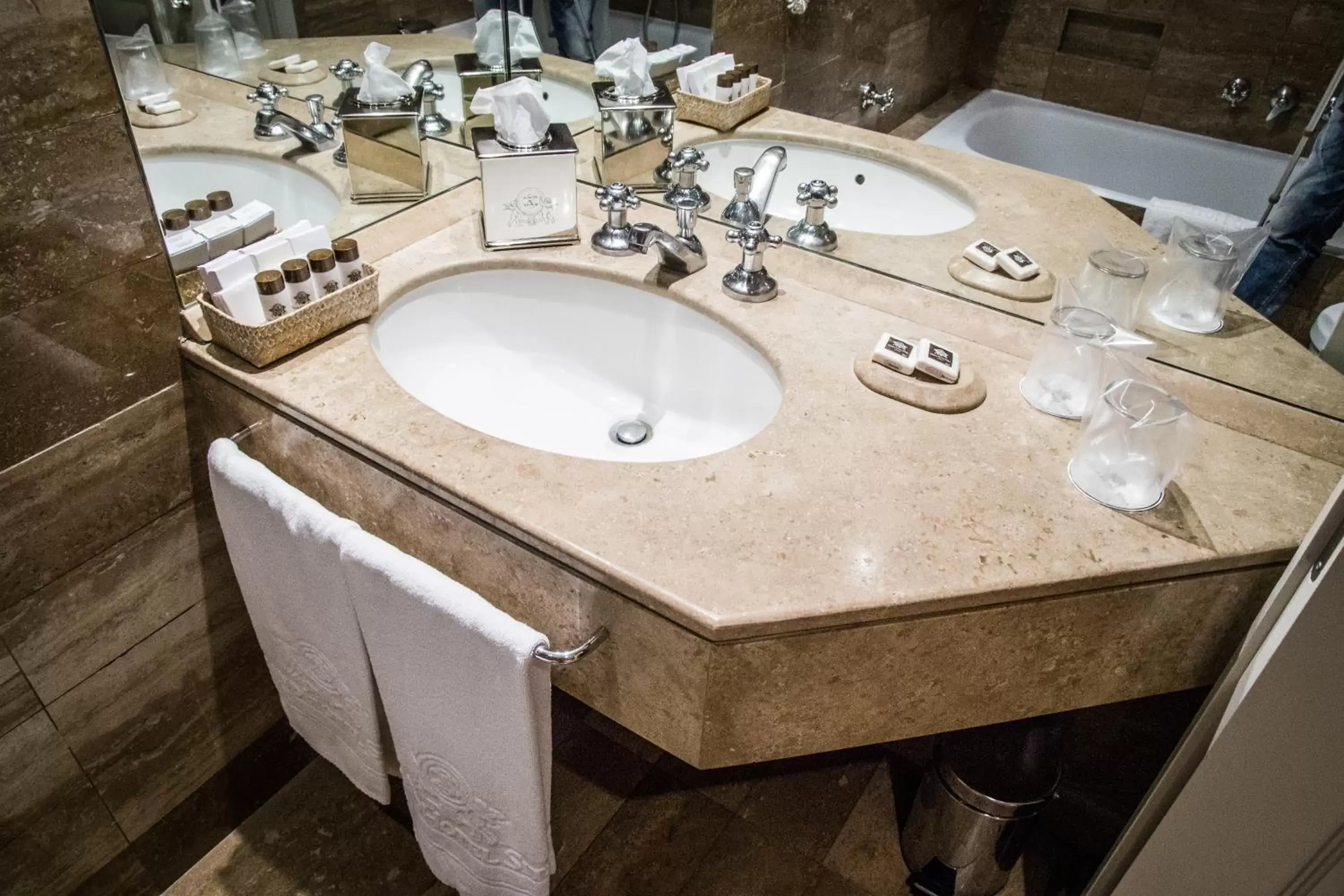 Bathroom in Grand Hotel Sitea