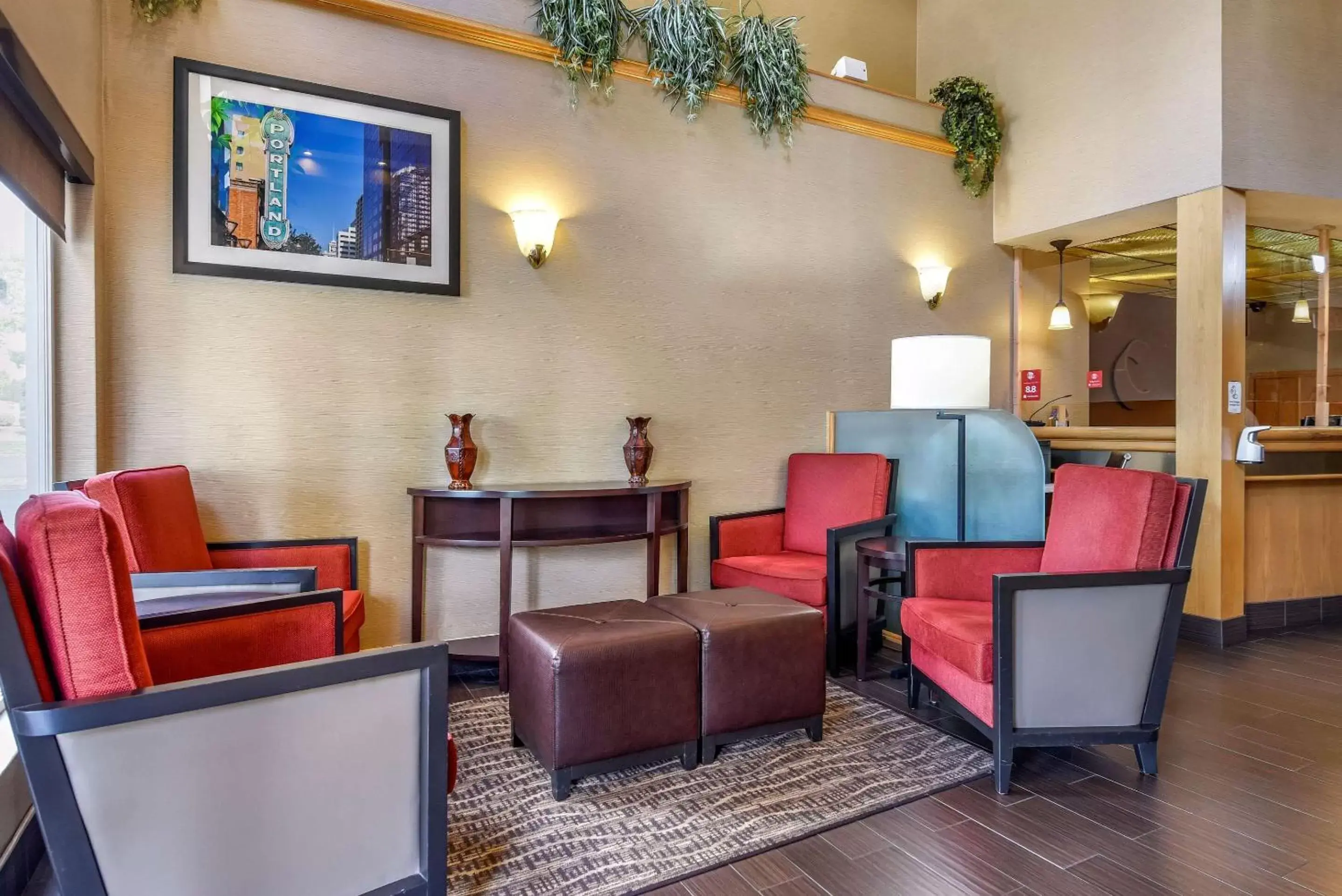 Lobby or reception, Lobby/Reception in Comfort Suites Portland Airport