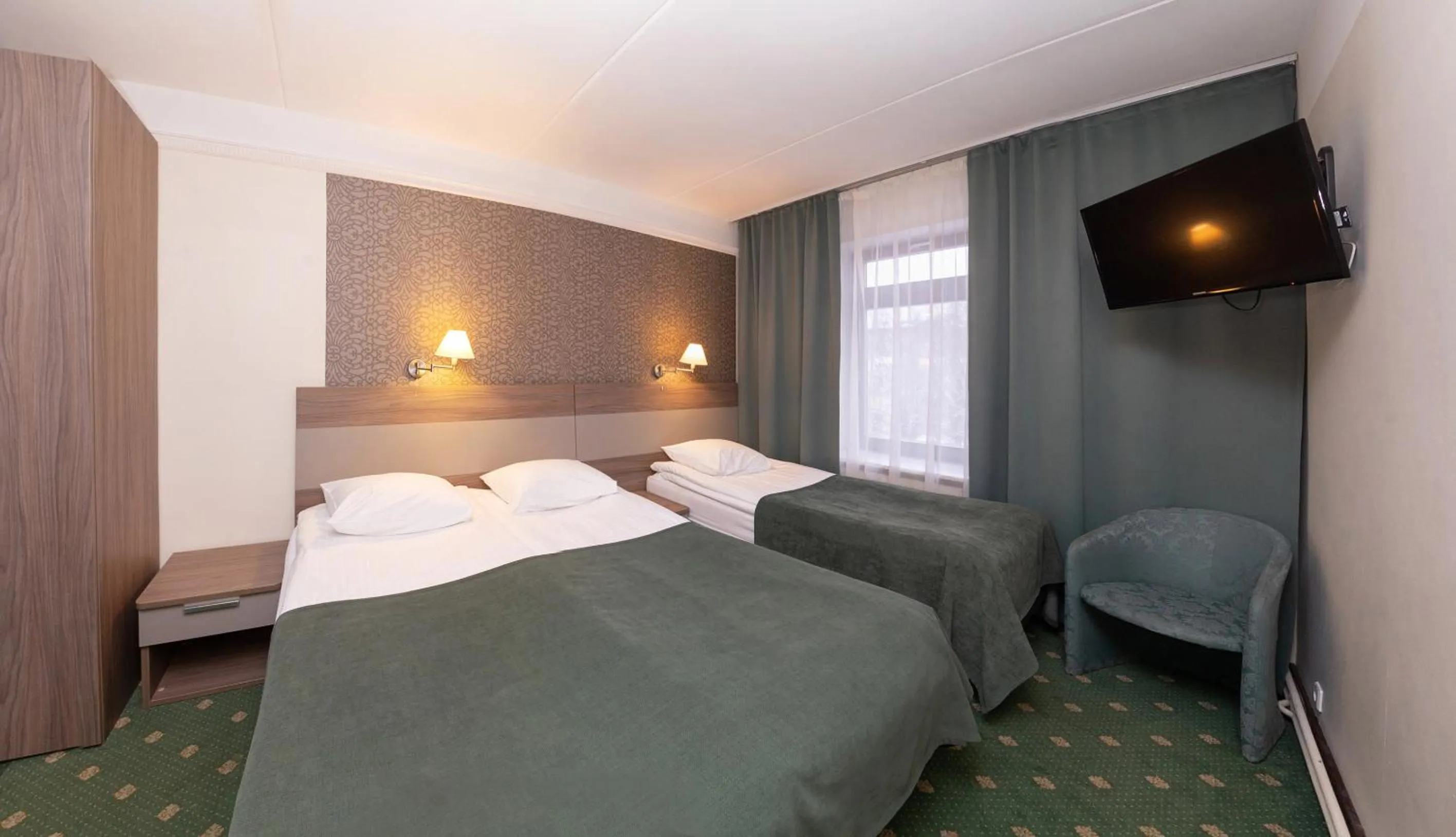 Bed in Hotel St. Barbara