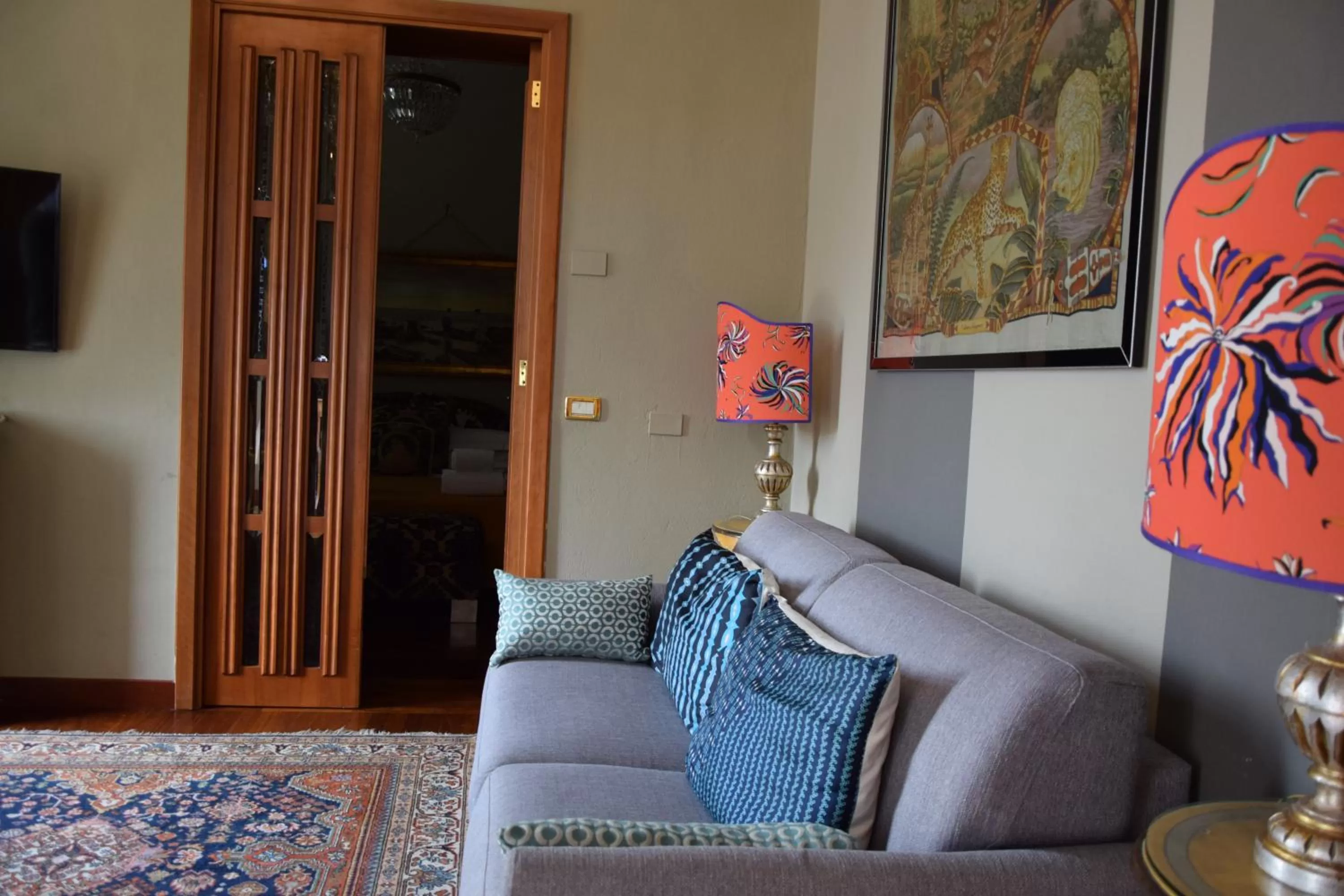 Living room in Residenza Vespucci