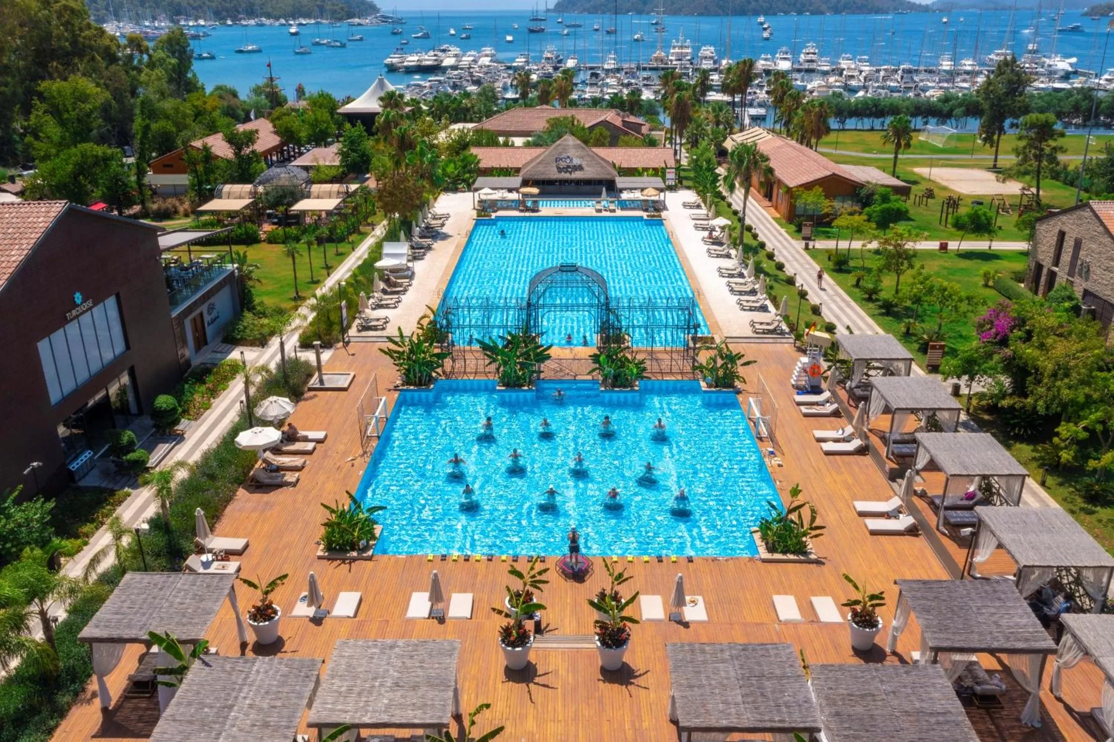 Swimming pool in Rixos Premium Göcek - Adult Only