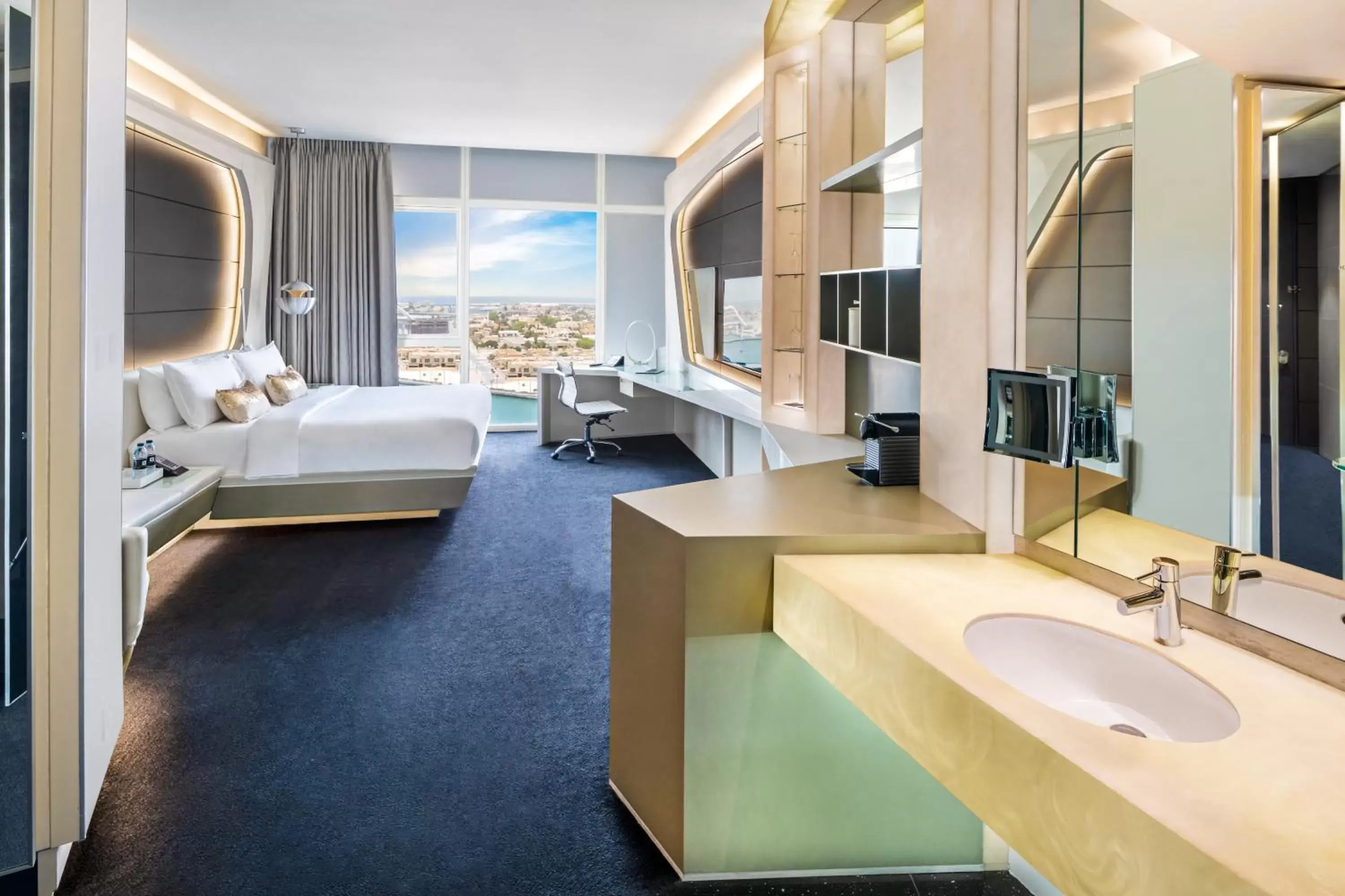 Toilet, Bathroom in V Hotel Dubai, Curio Collection by Hilton