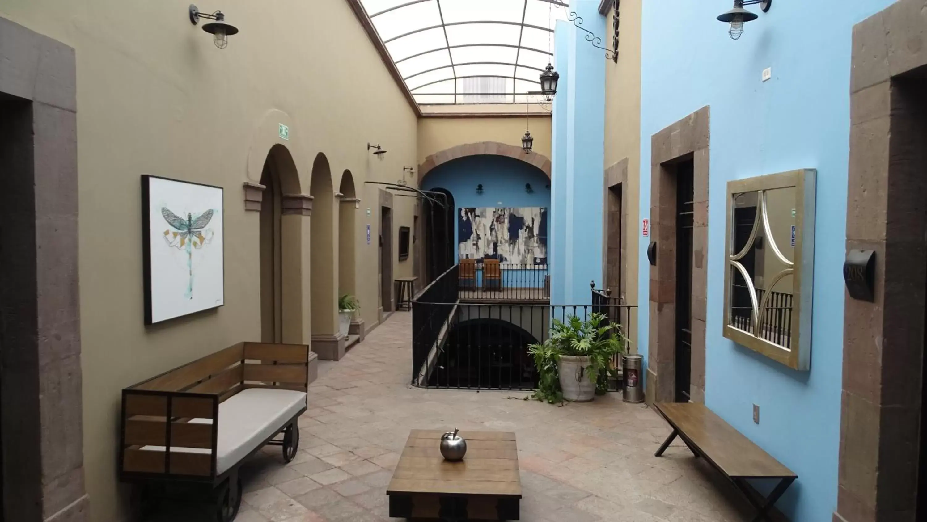 Seating area in Hotel Plaza de Armas