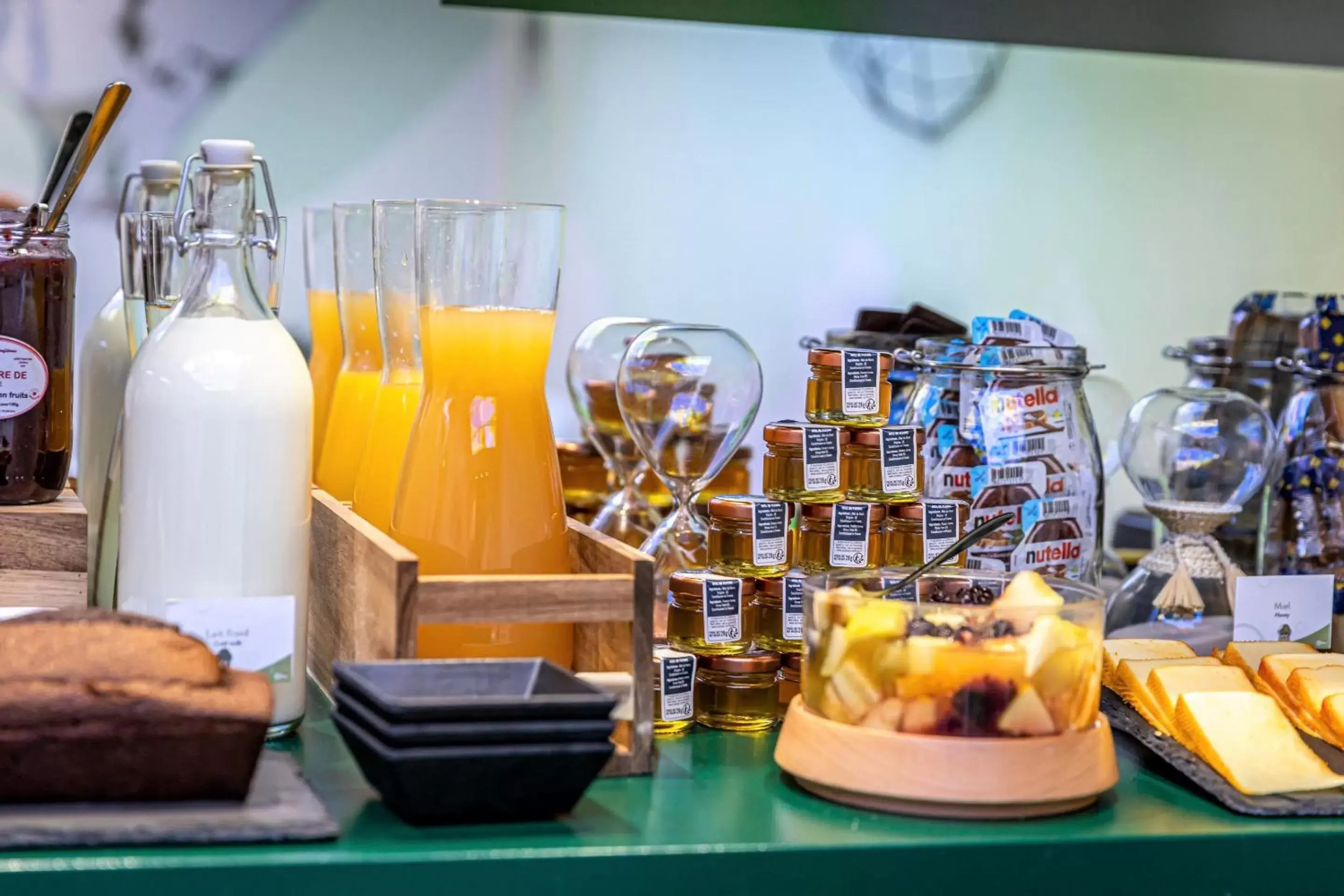 Buffet breakfast in Hotel Ariane Montparnasse by Patrick Hayat