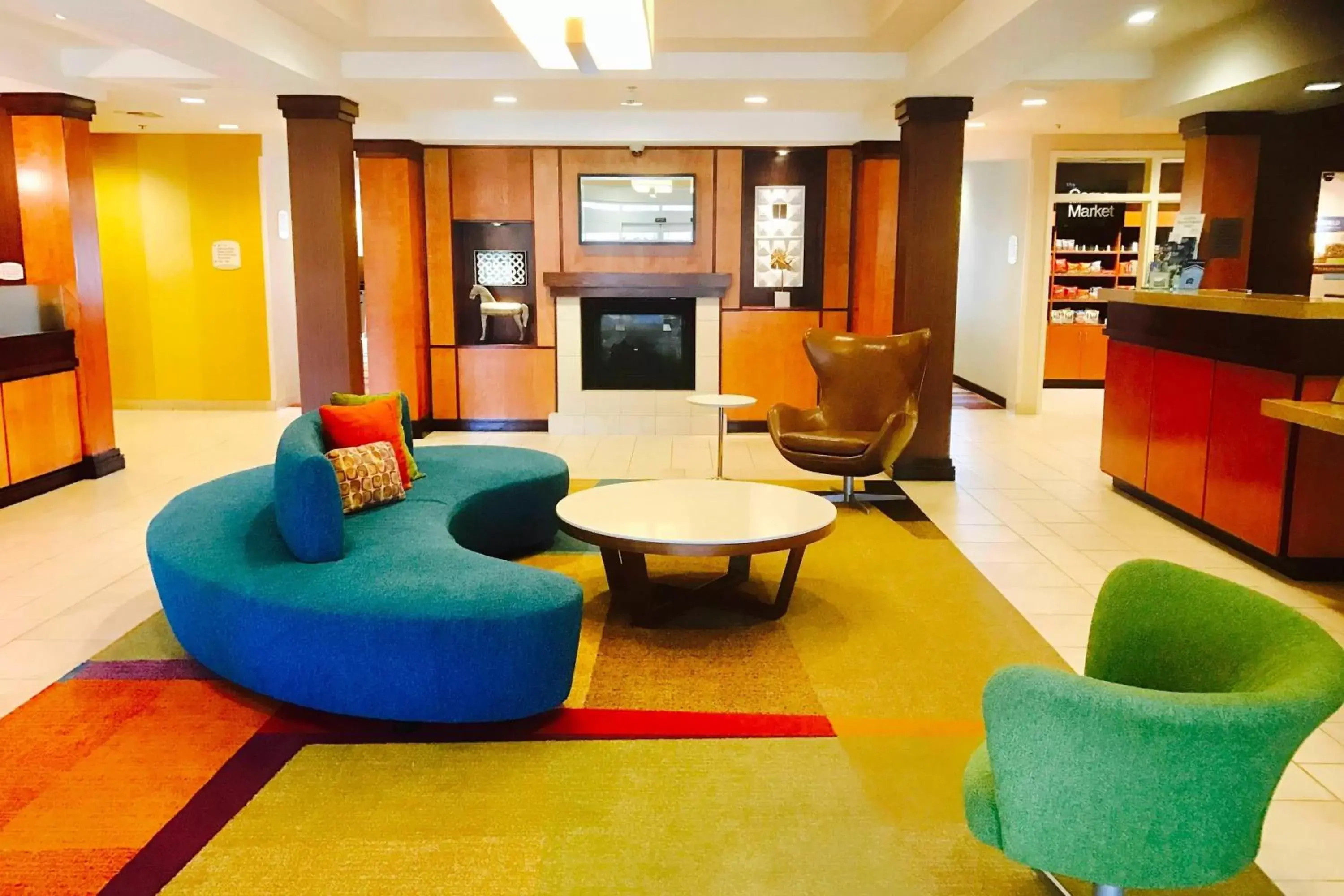 Lobby or reception, Lobby/Reception in Fairfield Inn and Suites Sacramento Airport Natomas