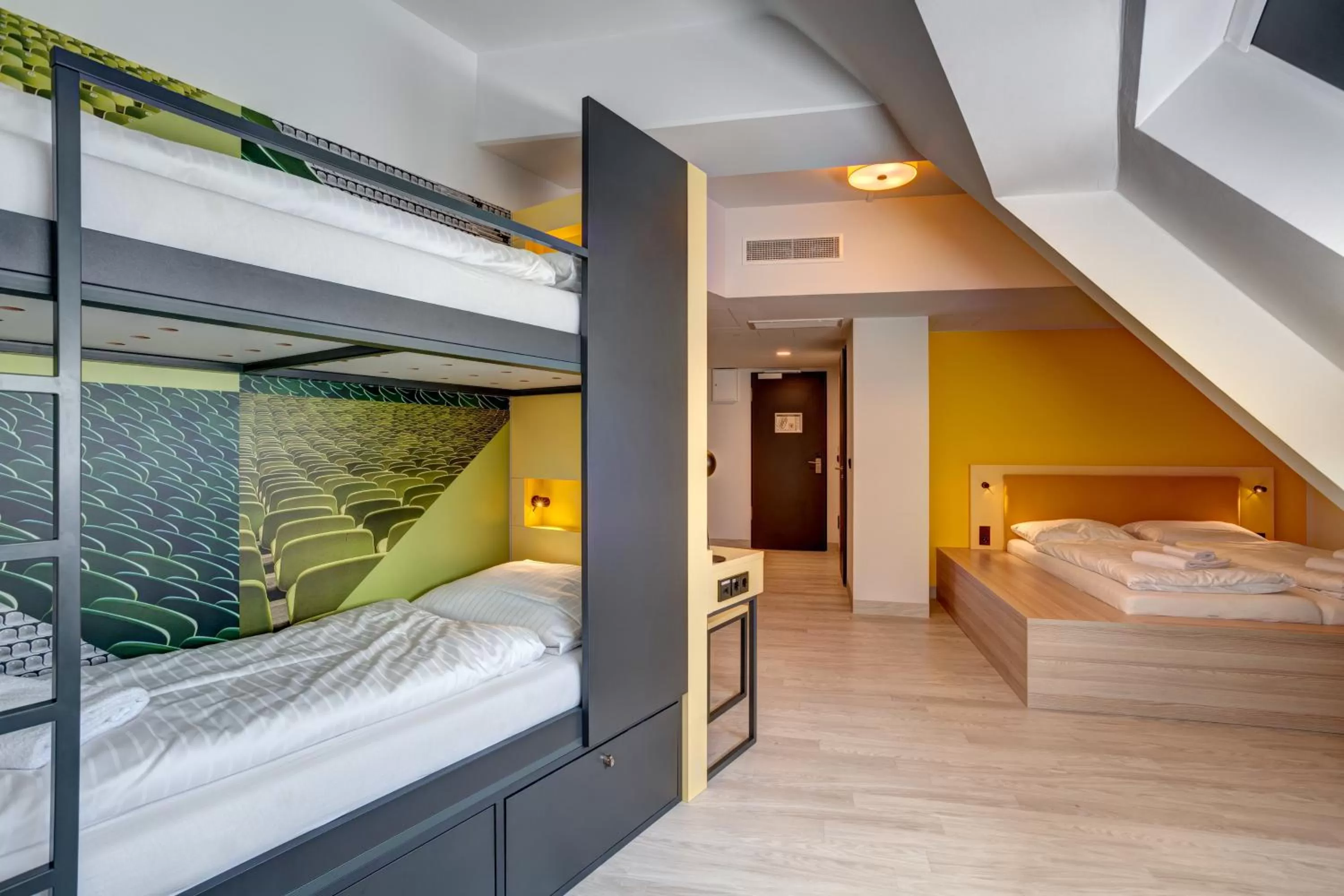 Photo of the whole room, Bed in MEININGER Hotel München Olympiapark