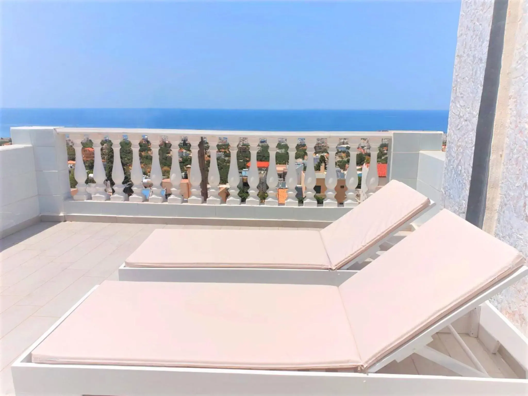 Balcony/Terrace in Korifi Suite 024 Adults Only