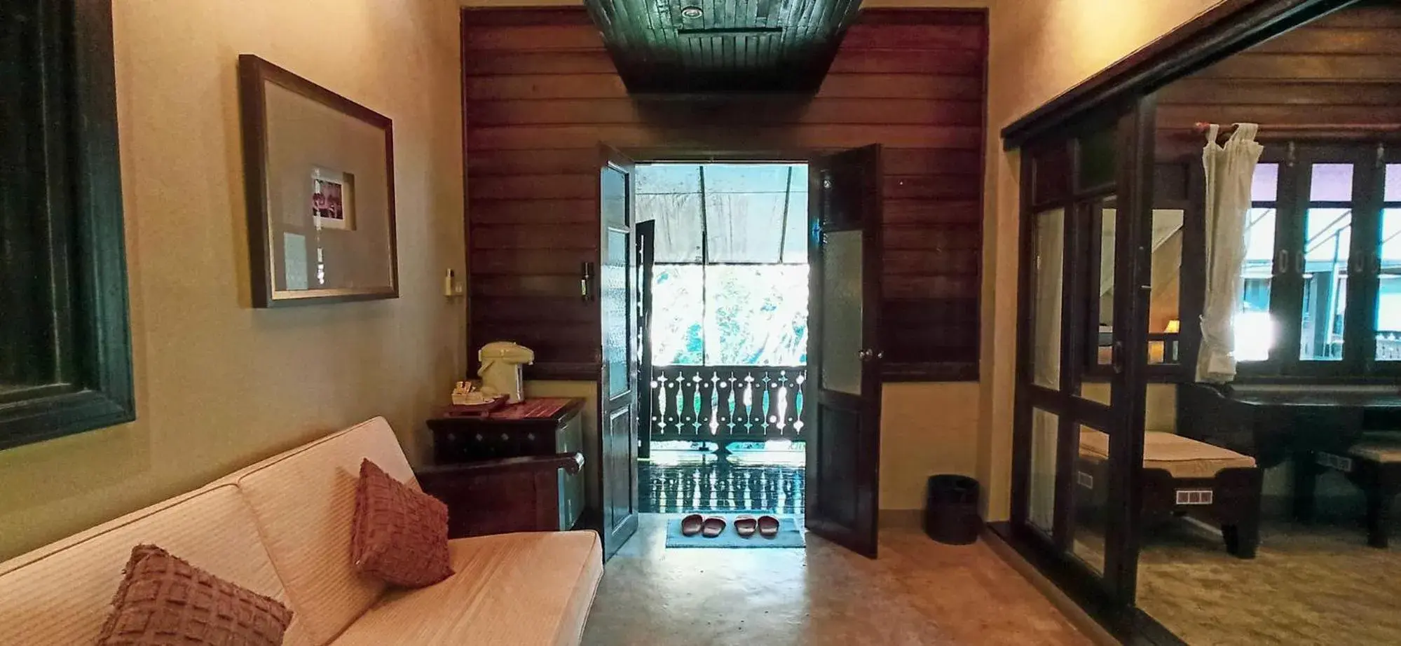 Living room in Pai River Corner