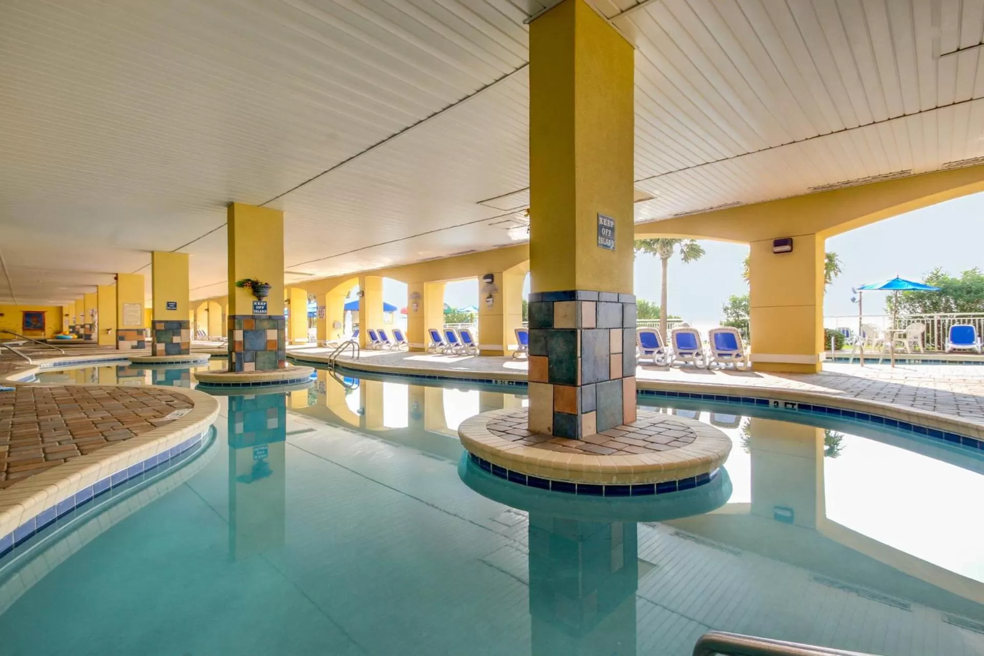 Swimming pool in Oceanfront Condo Camelot By the Sea