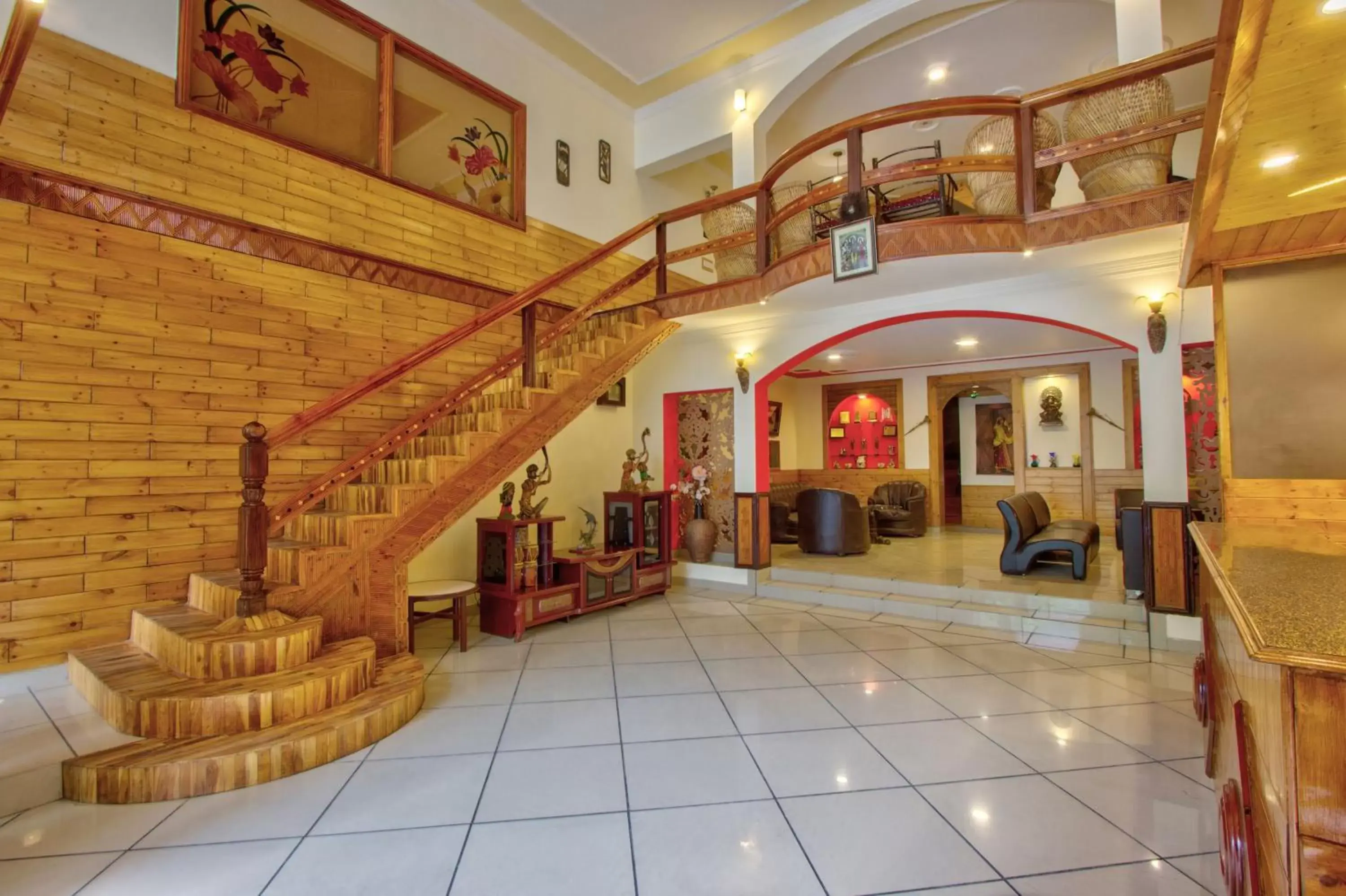 Lobby or reception in Woodstock Inn Manali Lobby or reception in Woodstock Inn Manali