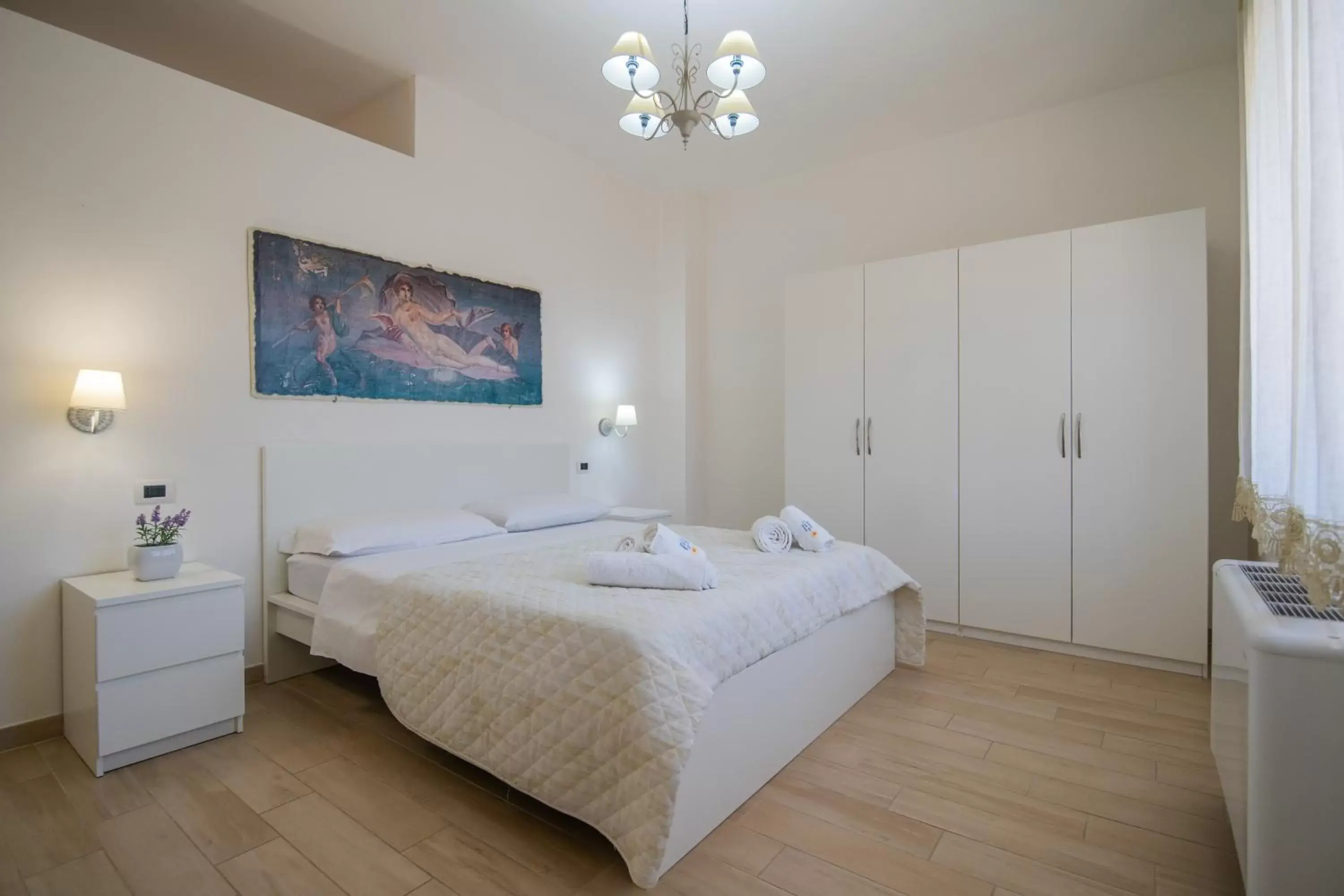 Bedroom, Bed in Residence O'Sole Mio Pompei Bedroom, Bed in Residence O'Sole Mio Pompei