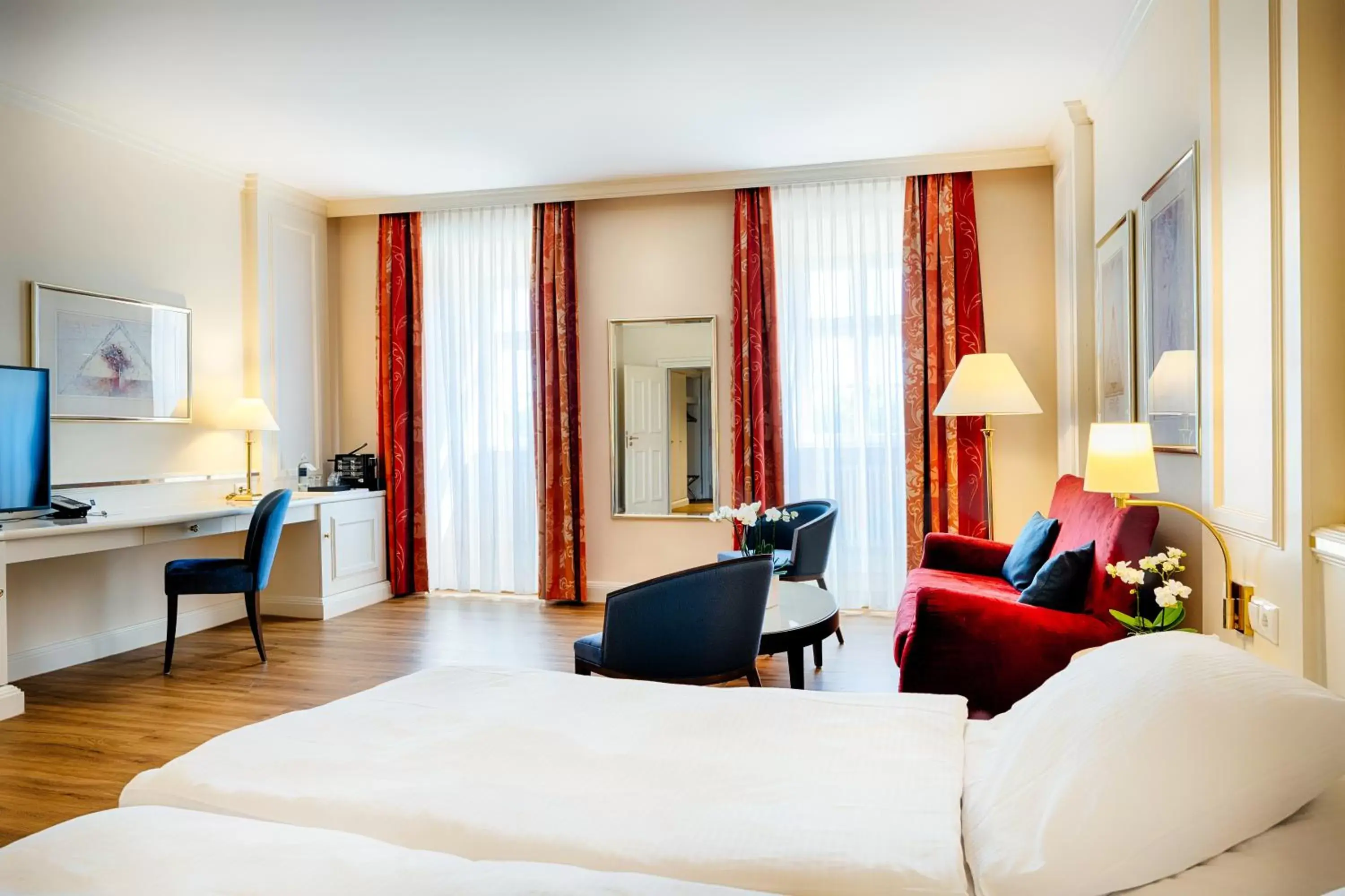 Bed in Welcome Hotel Residenzschloss Bamberg