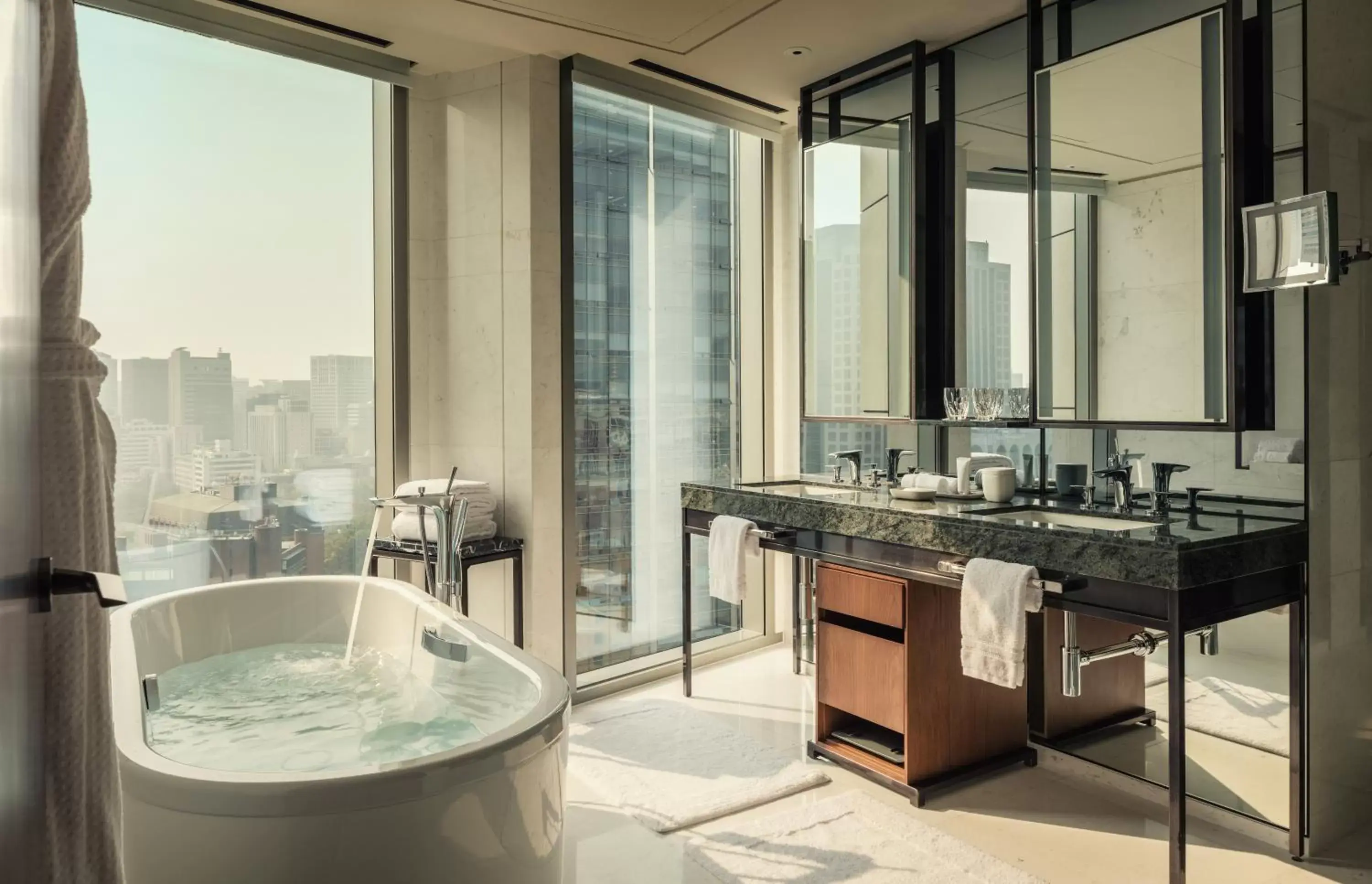 Shower, Bathroom in Four Seasons Hotel Seoul