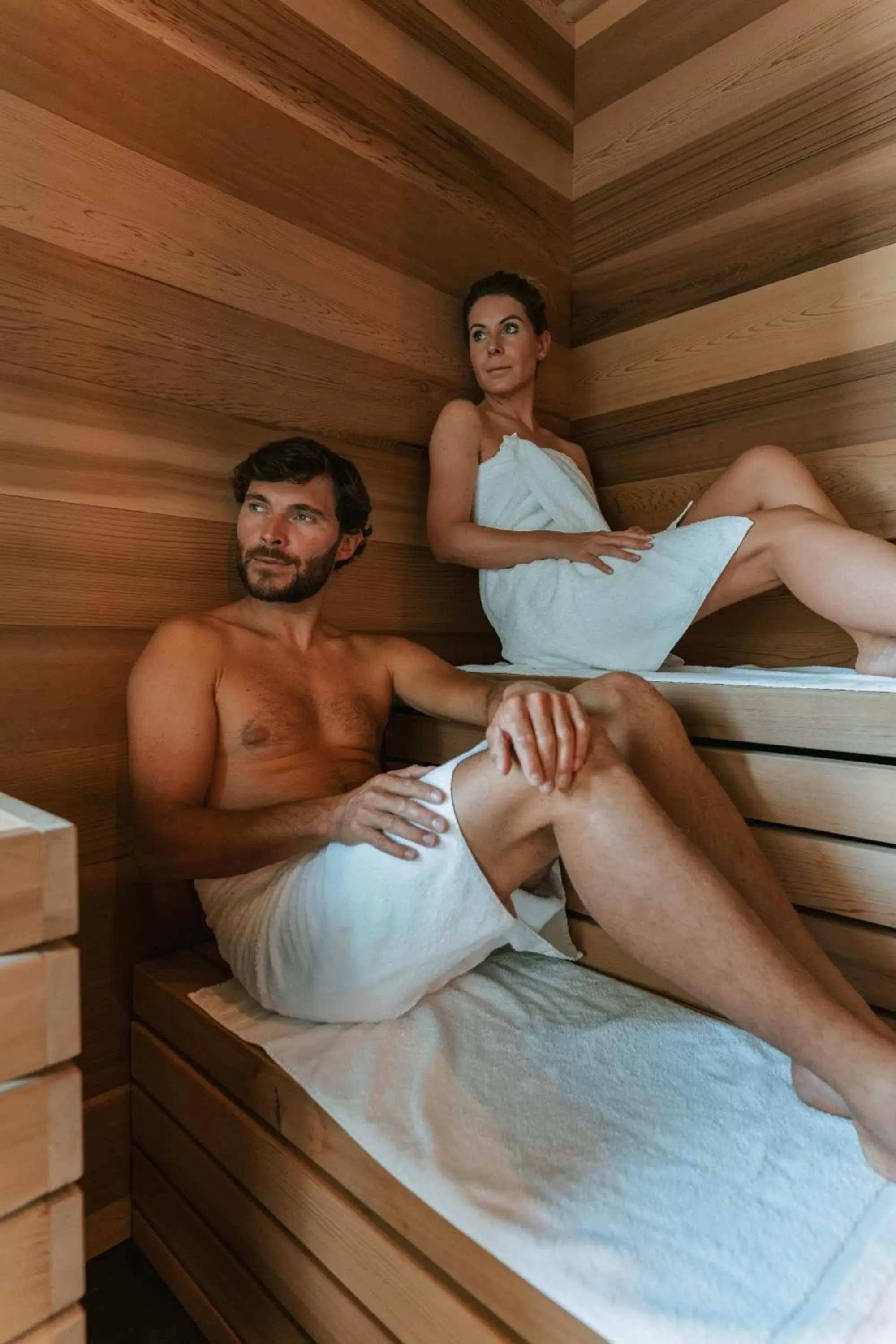 Sauna in Floris Green Suites by Parc Hotel Florian