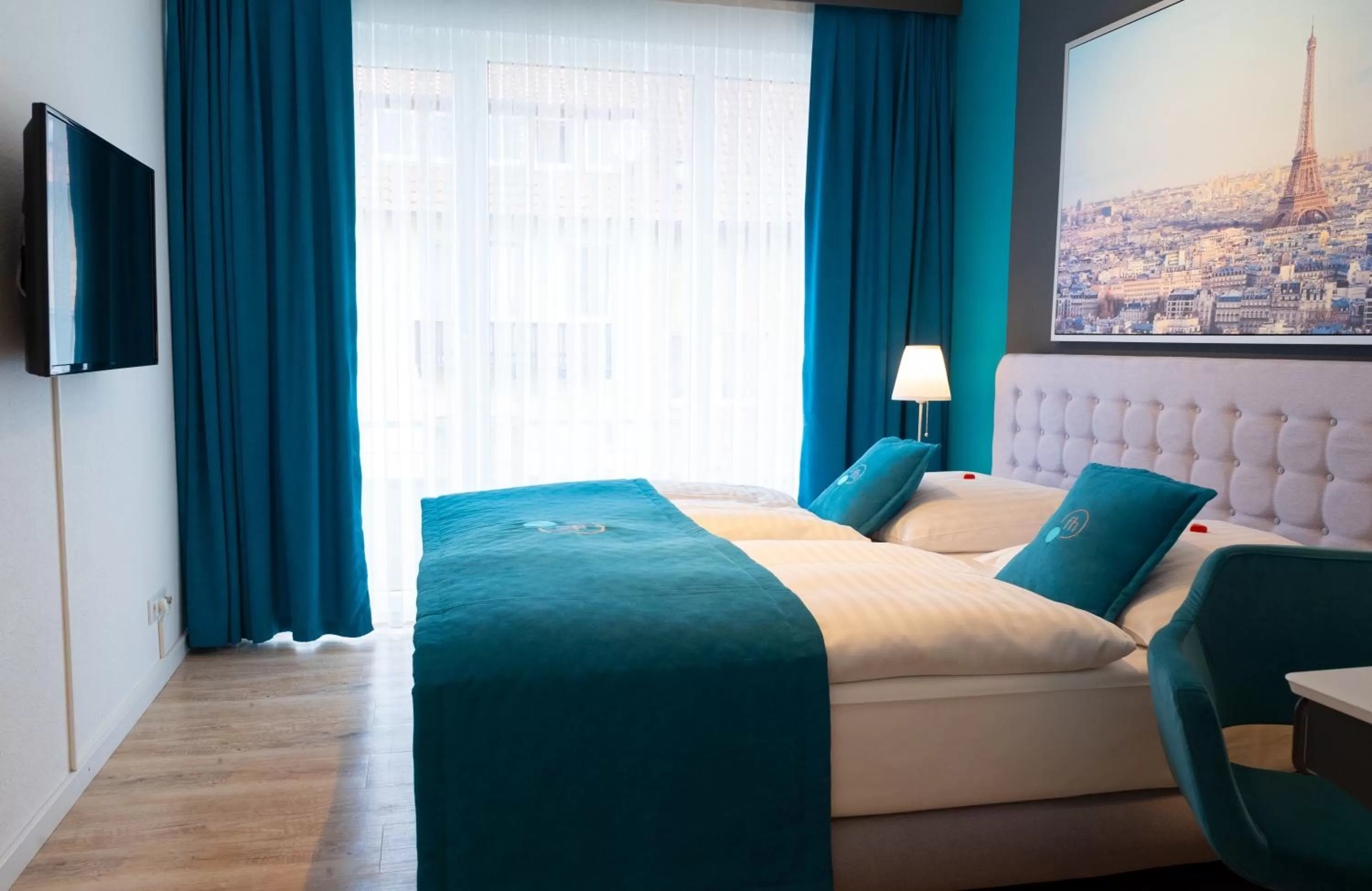 Bed in Friends Hotel Bad Salzuflen